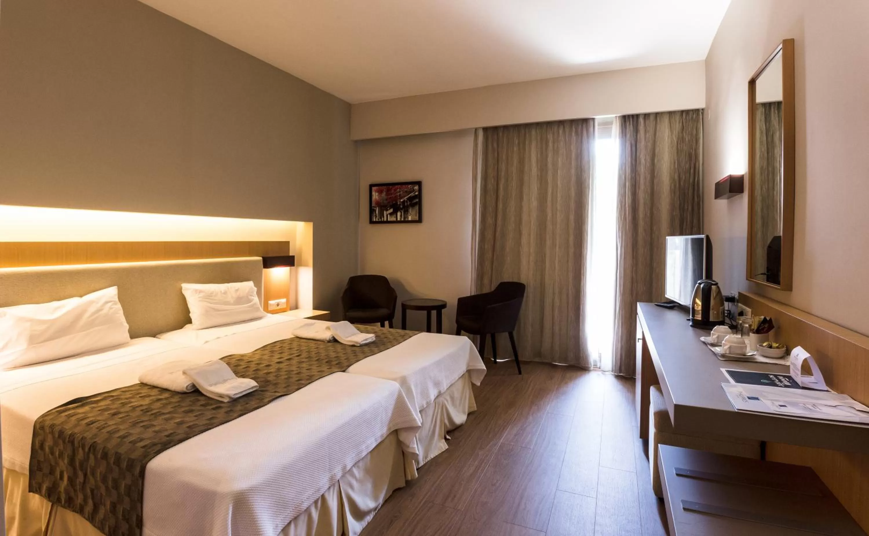 Photo of the whole room, Bed in Philippos Xenia Hotel