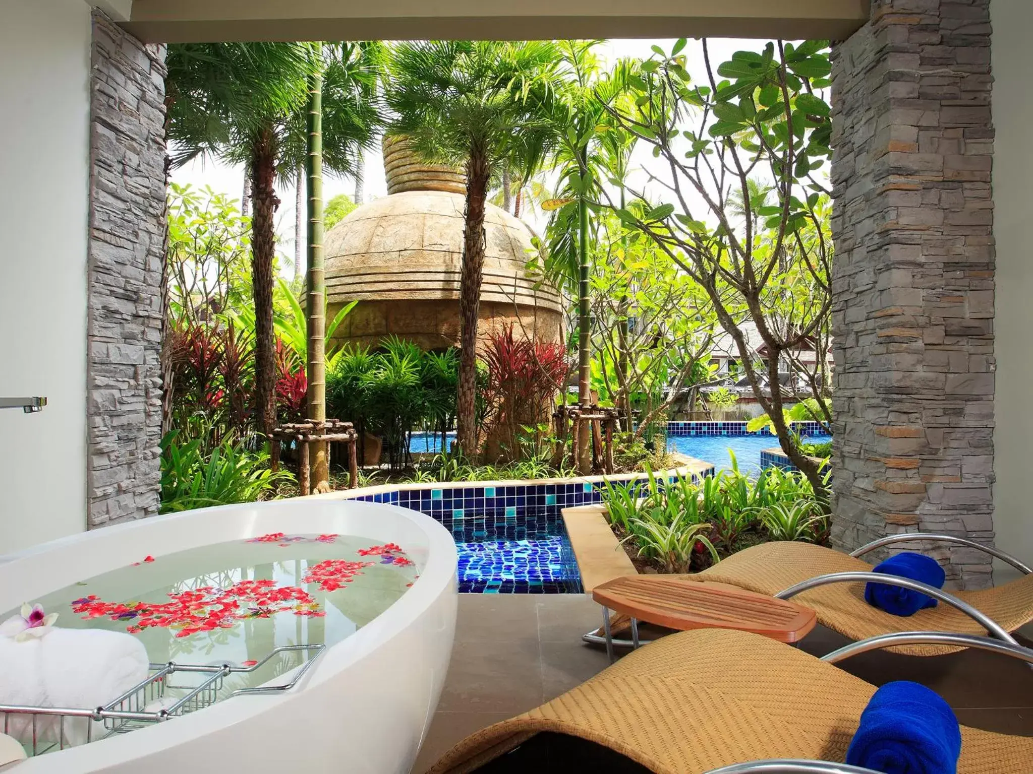 Balcony/Terrace in Graceland Khaolak Beach Resort- SHA Extra Plus