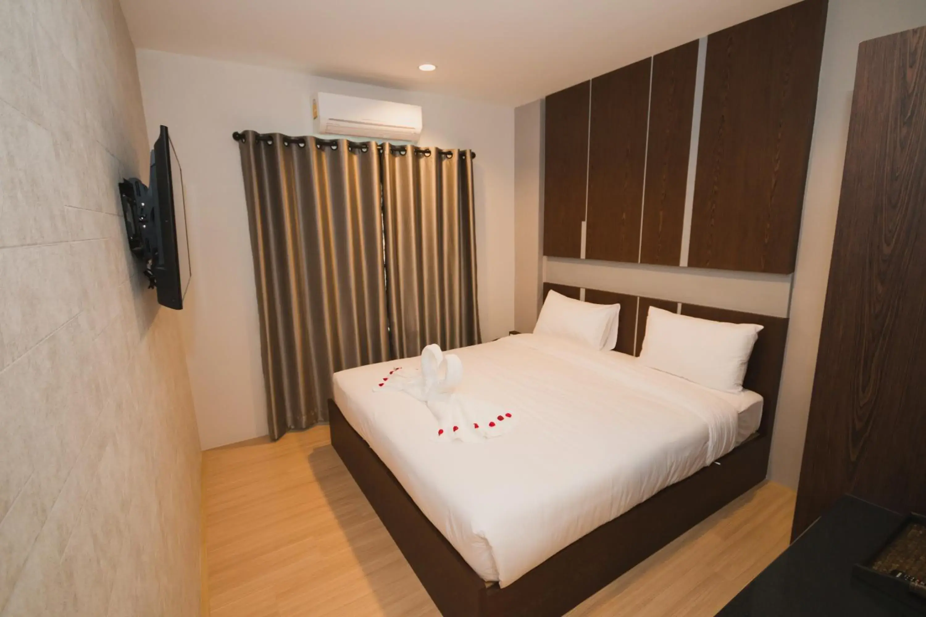 Bed in The Y Smart Hotel