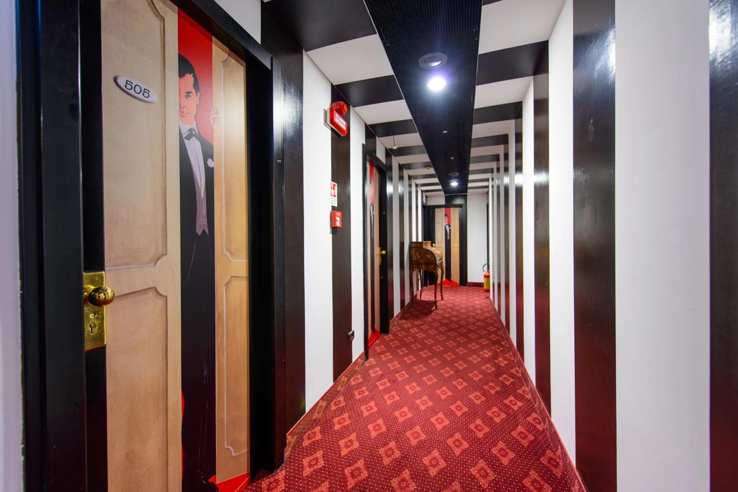 Decorative detail in Admiral Art Hotel