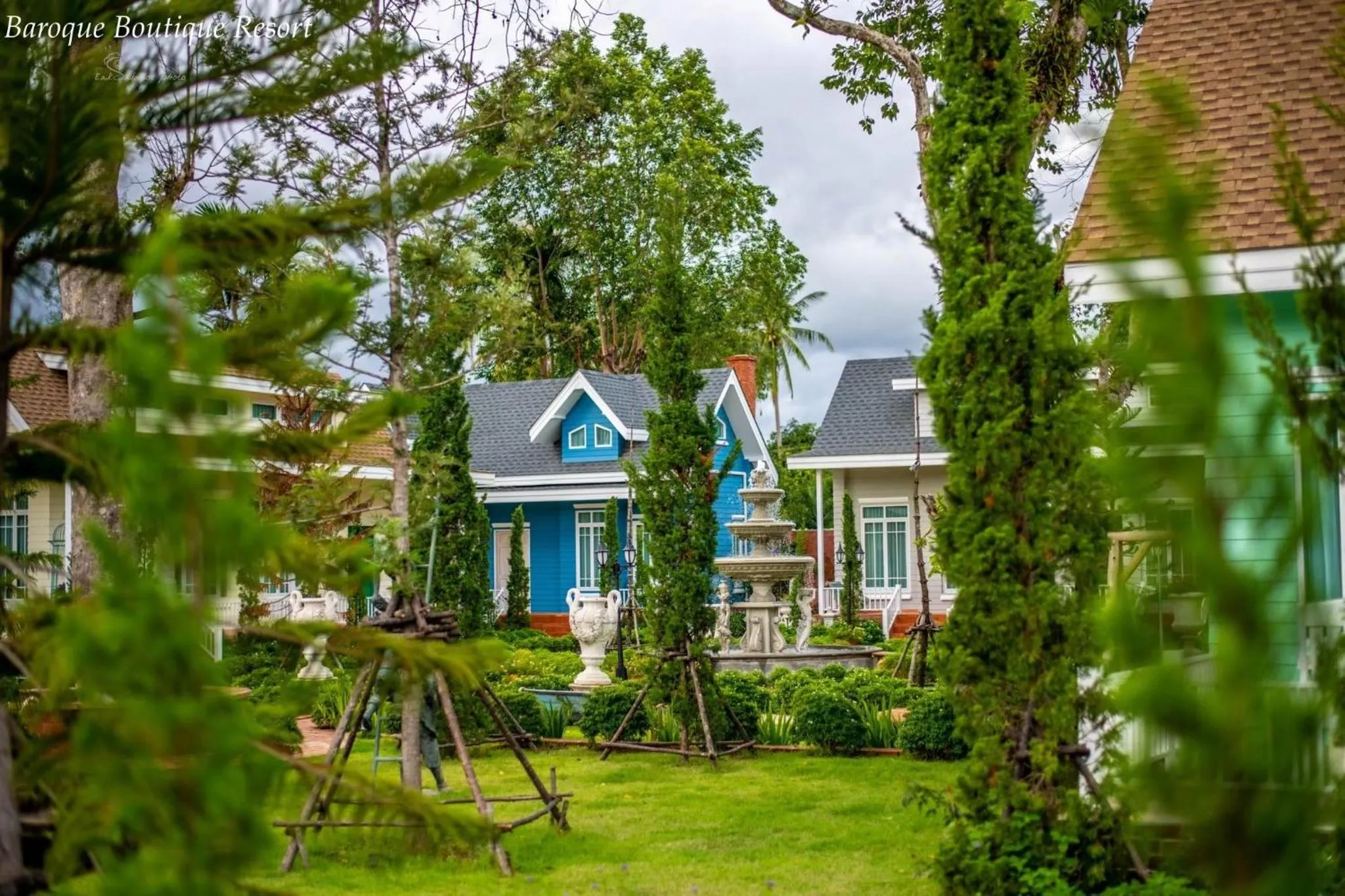 Garden view in Baroque Boutique Resort