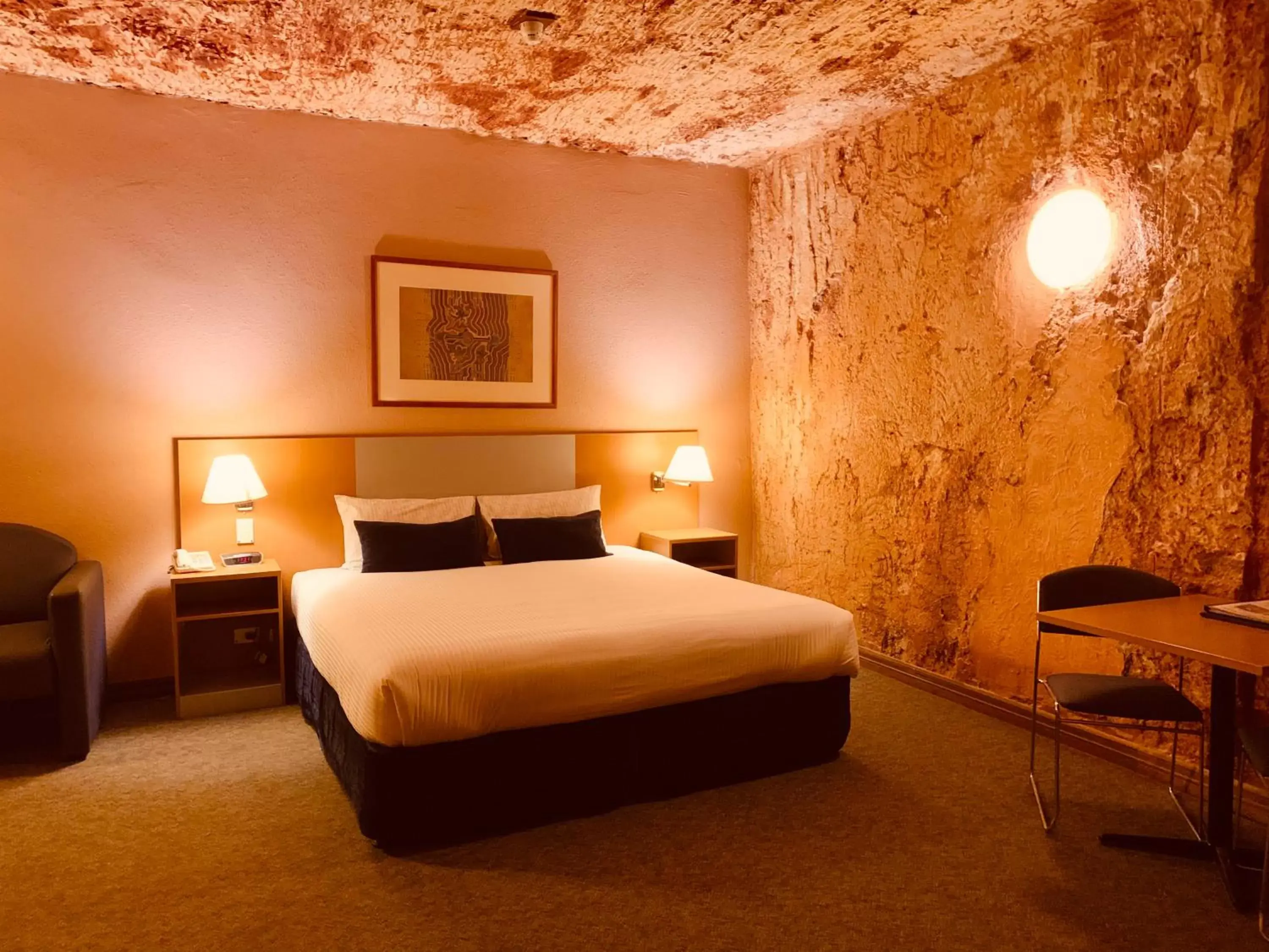 Bedroom, Bed in Desert Cave Hotel