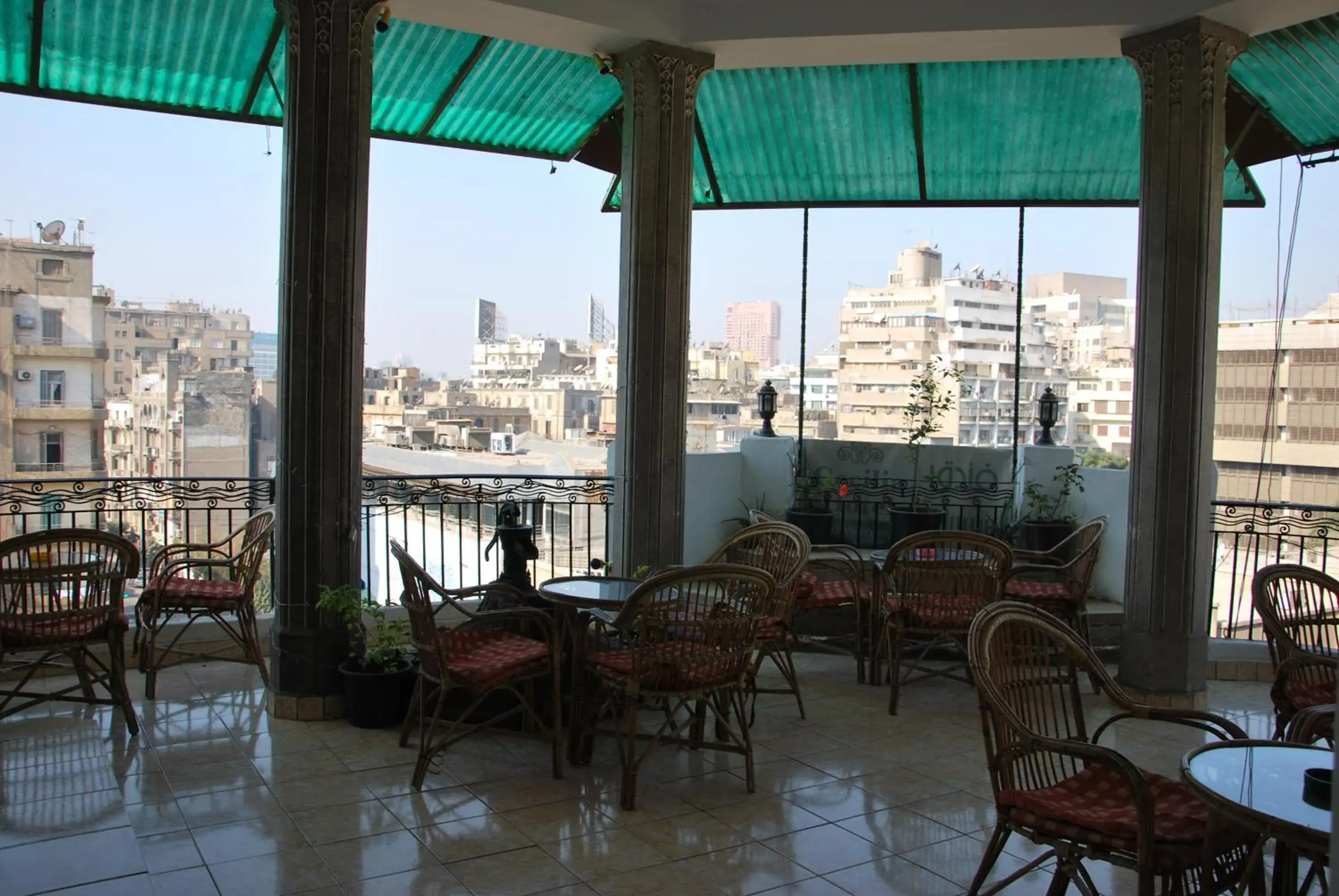 Balcony/Terrace, Restaurant/Places to Eat in Cecilia Hotel