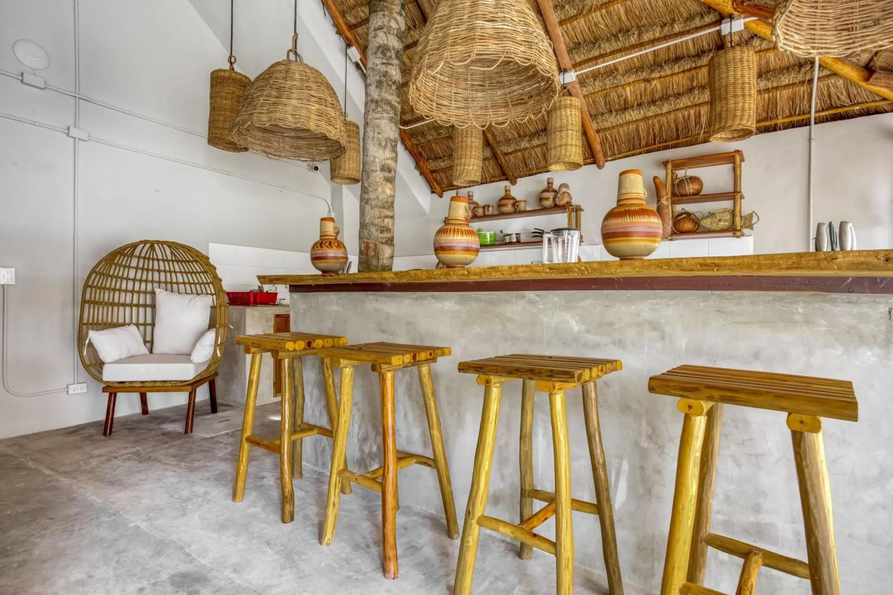 kitchen in Selina Tulum