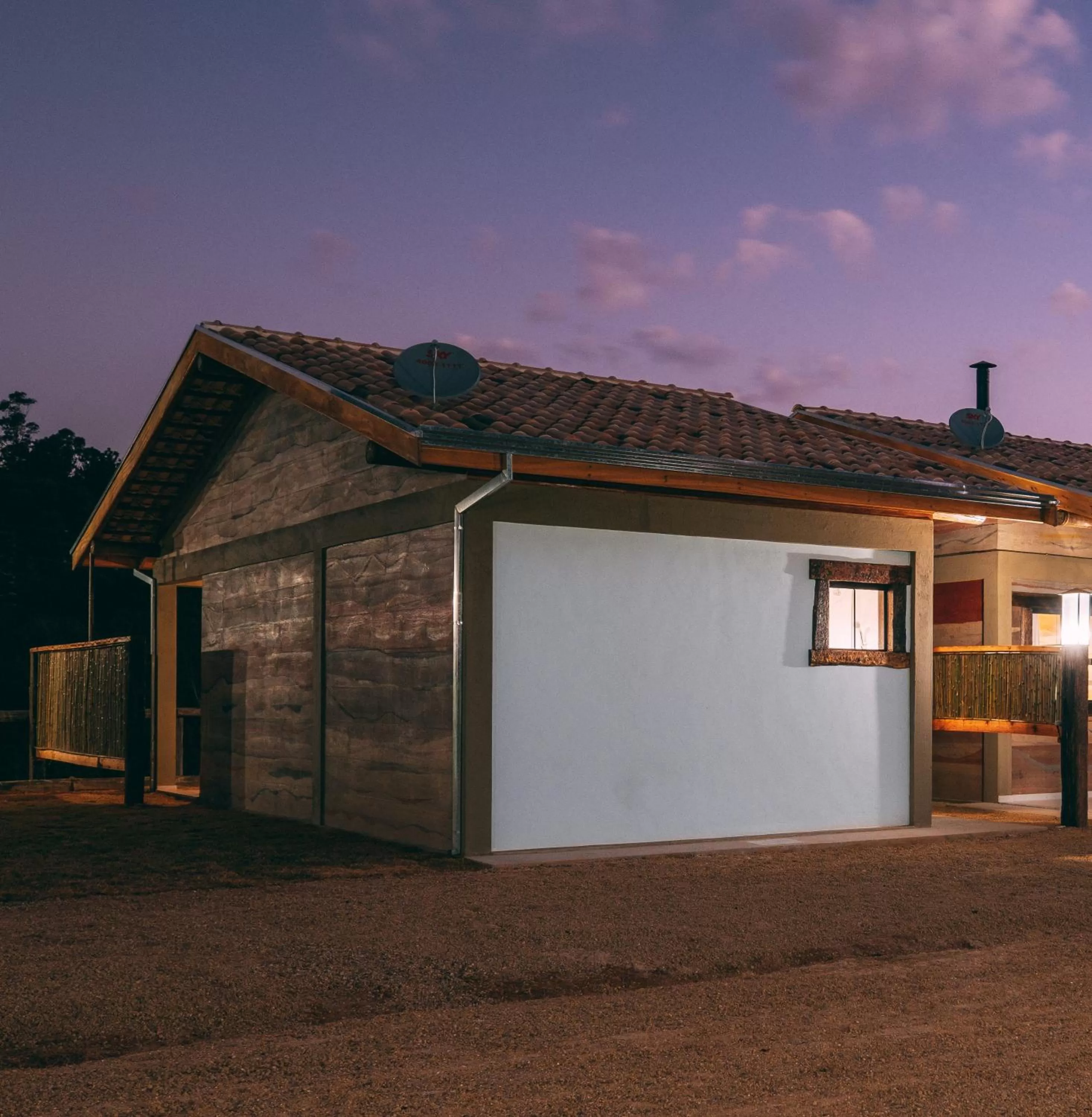 Property building in Pousada Trem Chic