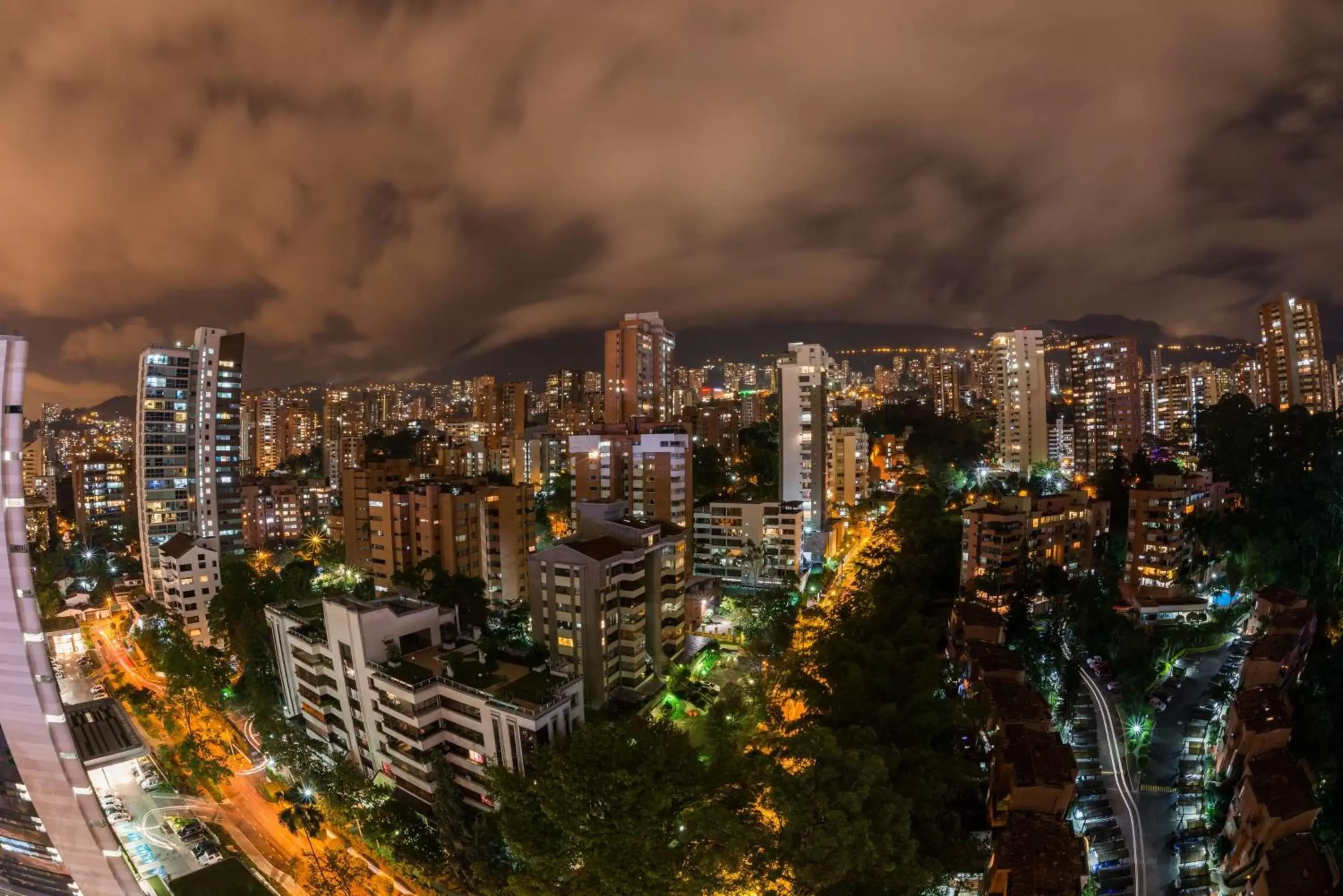 Property building, Bird's-eye View in Hampton by Hilton Medellin