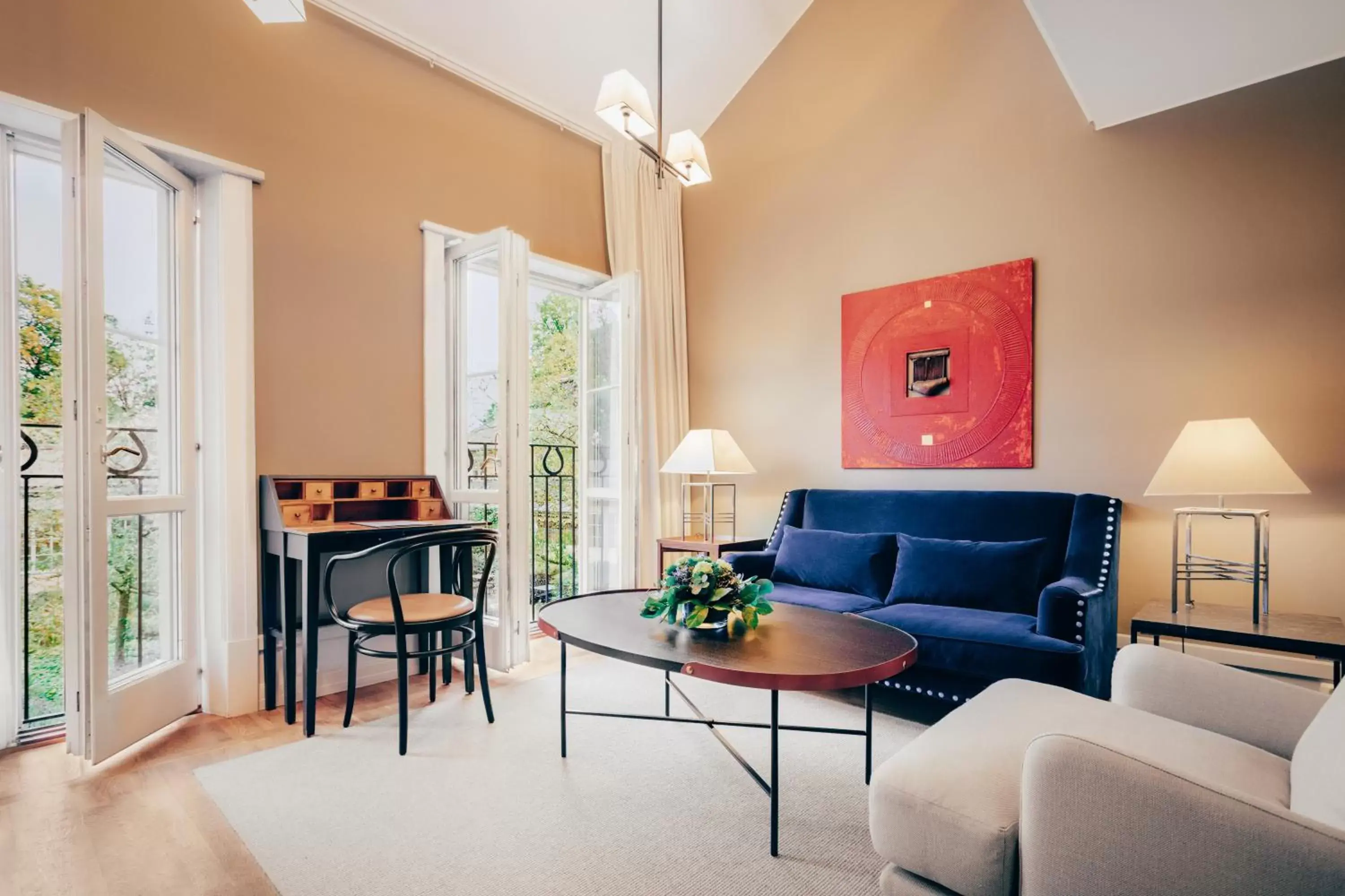 Living room, Seating Area in Stallmästaregården Hotel, Stockholm, a Member of Design Hotels