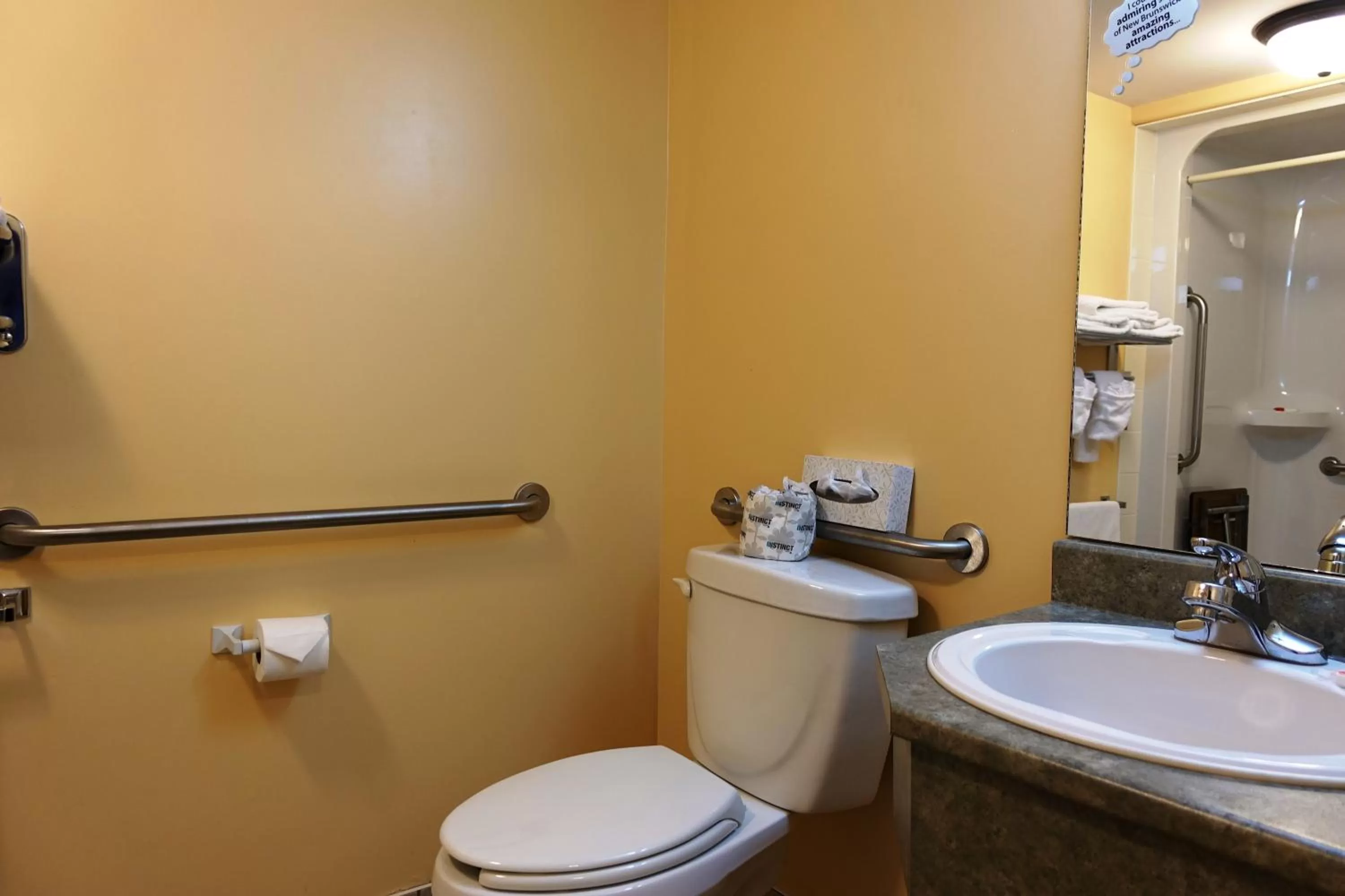 Bathroom in Super 8 by Wyndham Caraquet