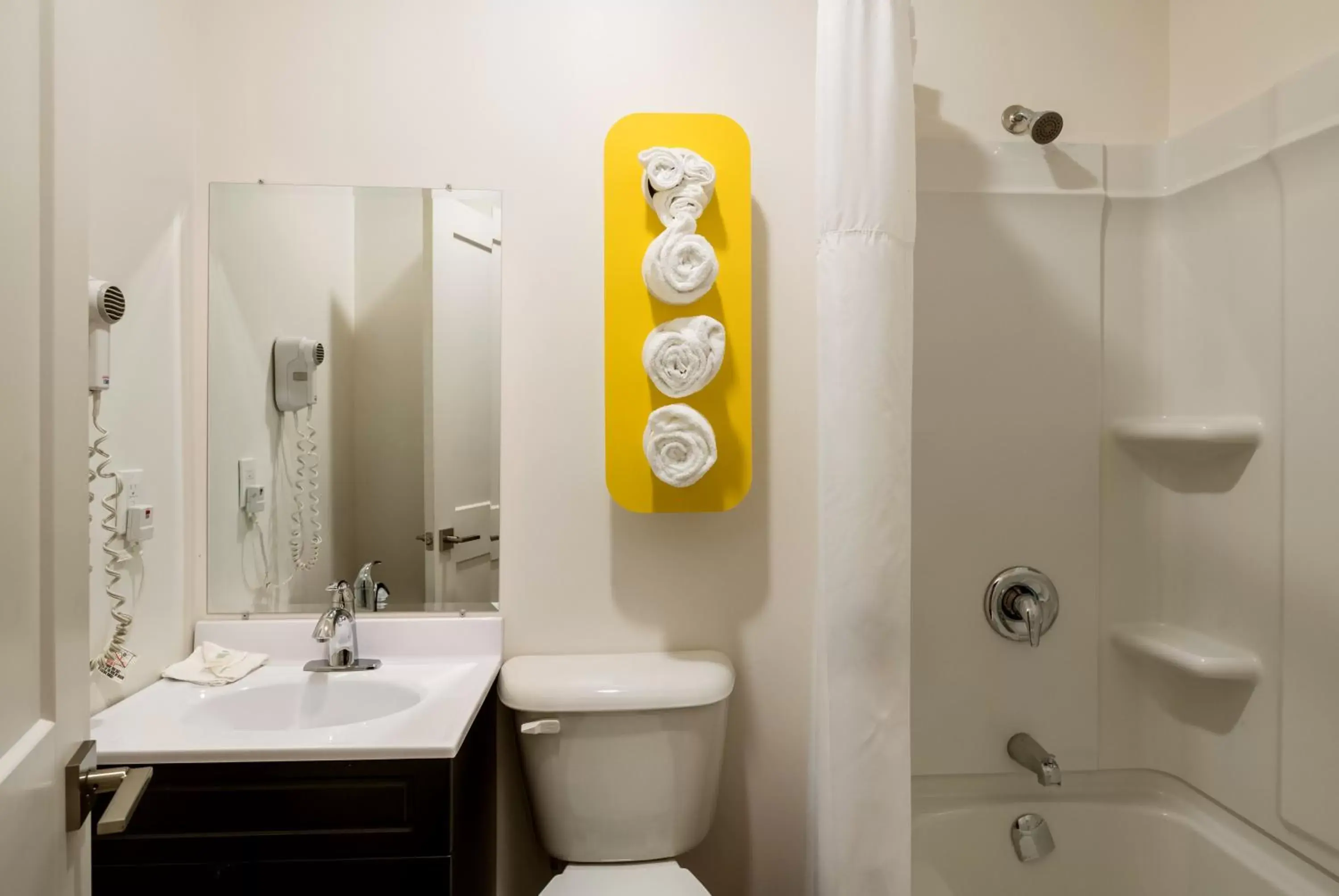 Bathroom in Motel 6-Moncton, NB