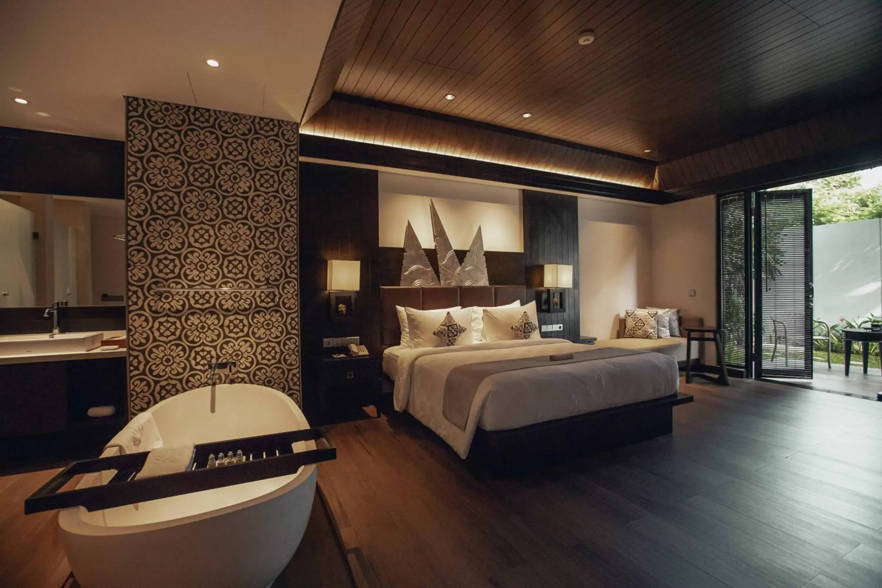 Photo of the whole room, Bed in The Vira Bali Boutique Hotel & Suite