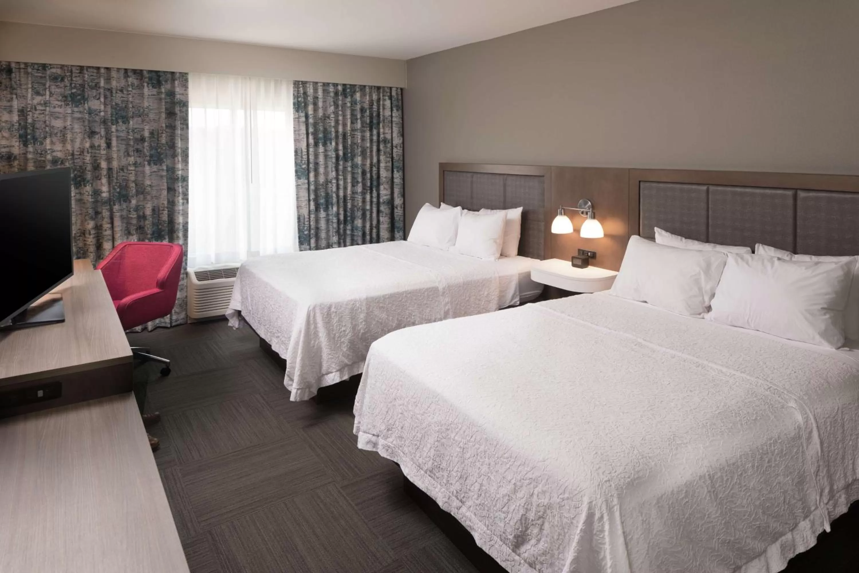 Queen Room with Two Queen Beds - Hearing Accessible/Non-Smoking in Hampton Inn & Suites Asheville Biltmore Area