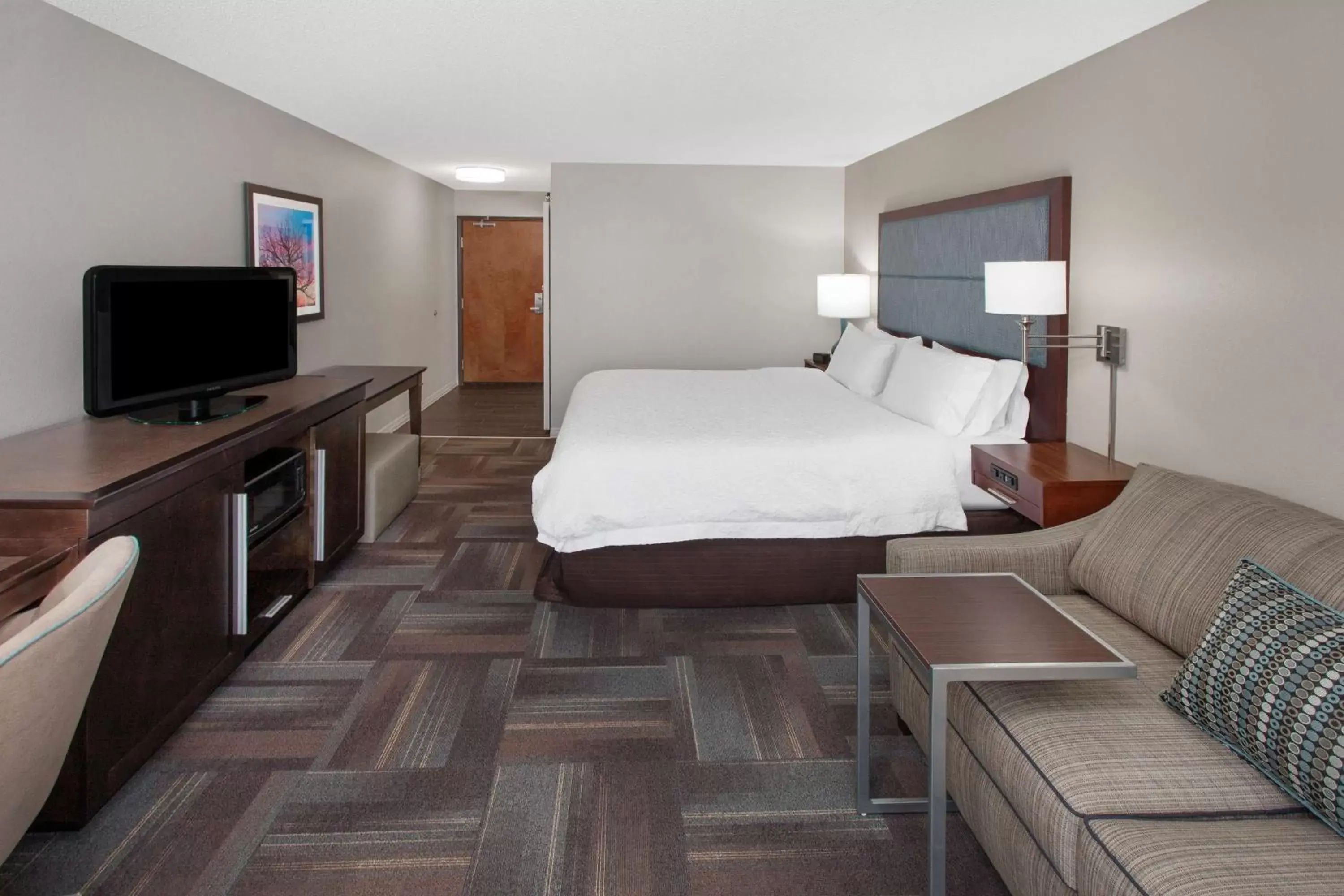 Bedroom, Bed in Hampton Inn & Suites Munster