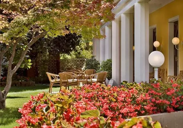 Patio in Hotel Terme Salus