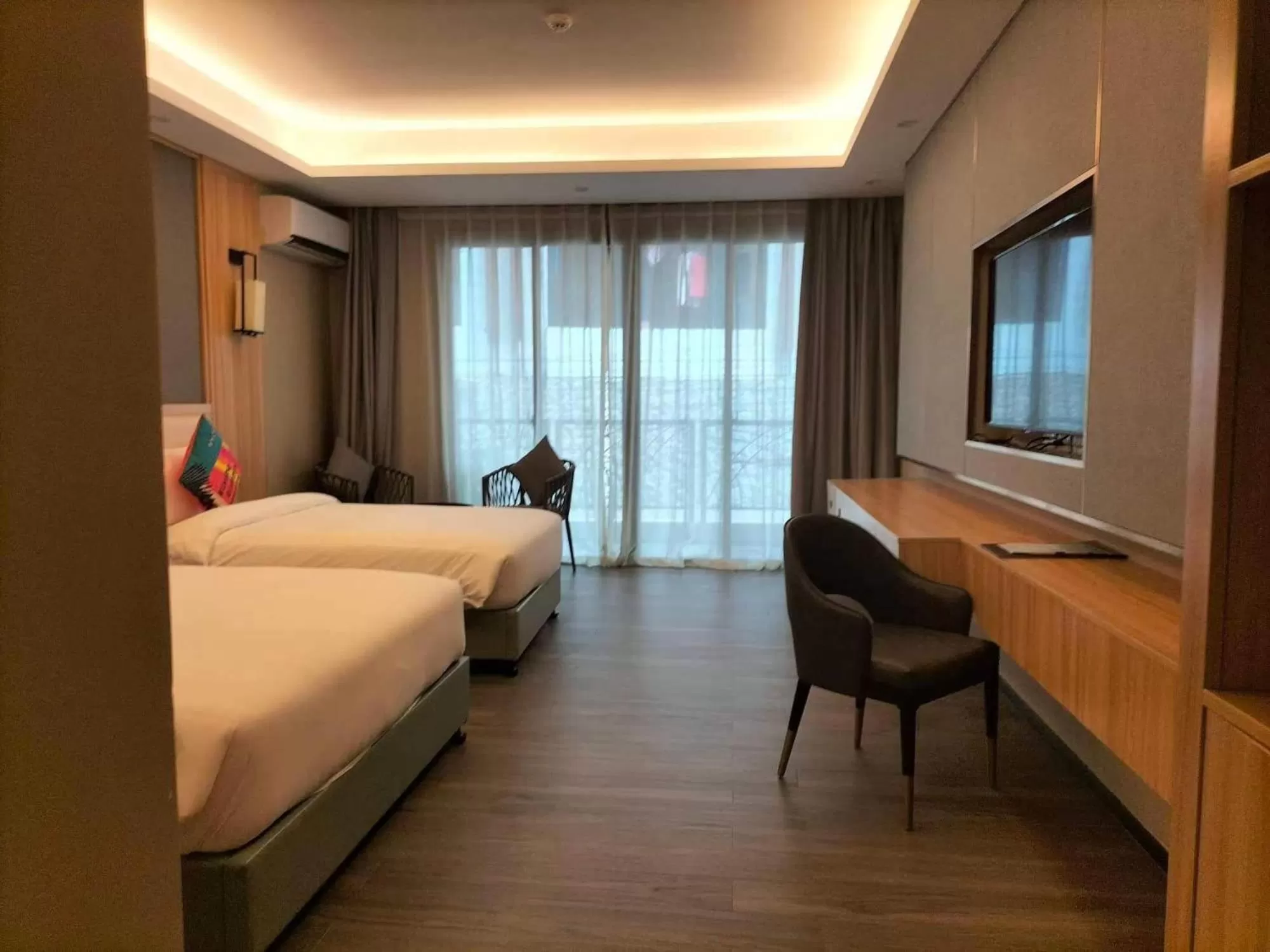 Bed in El Nido Garden Resort