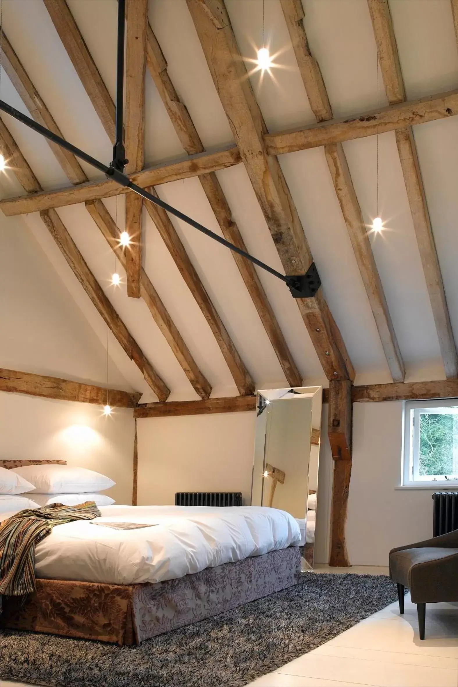 Bedroom, Bed in Tuddenham Mill Luxury Hotel