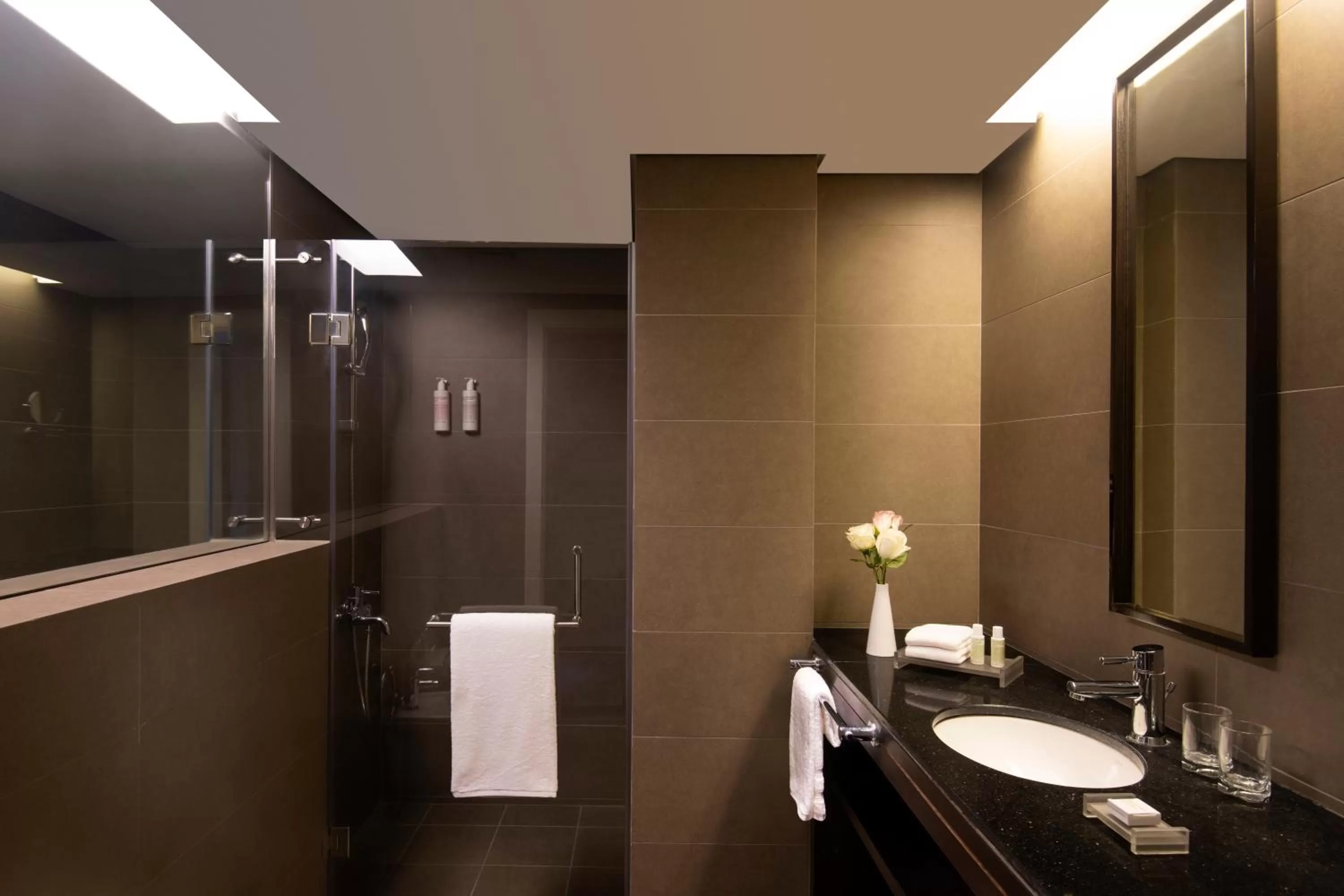 Shower in Bristoria Hotel Erbil