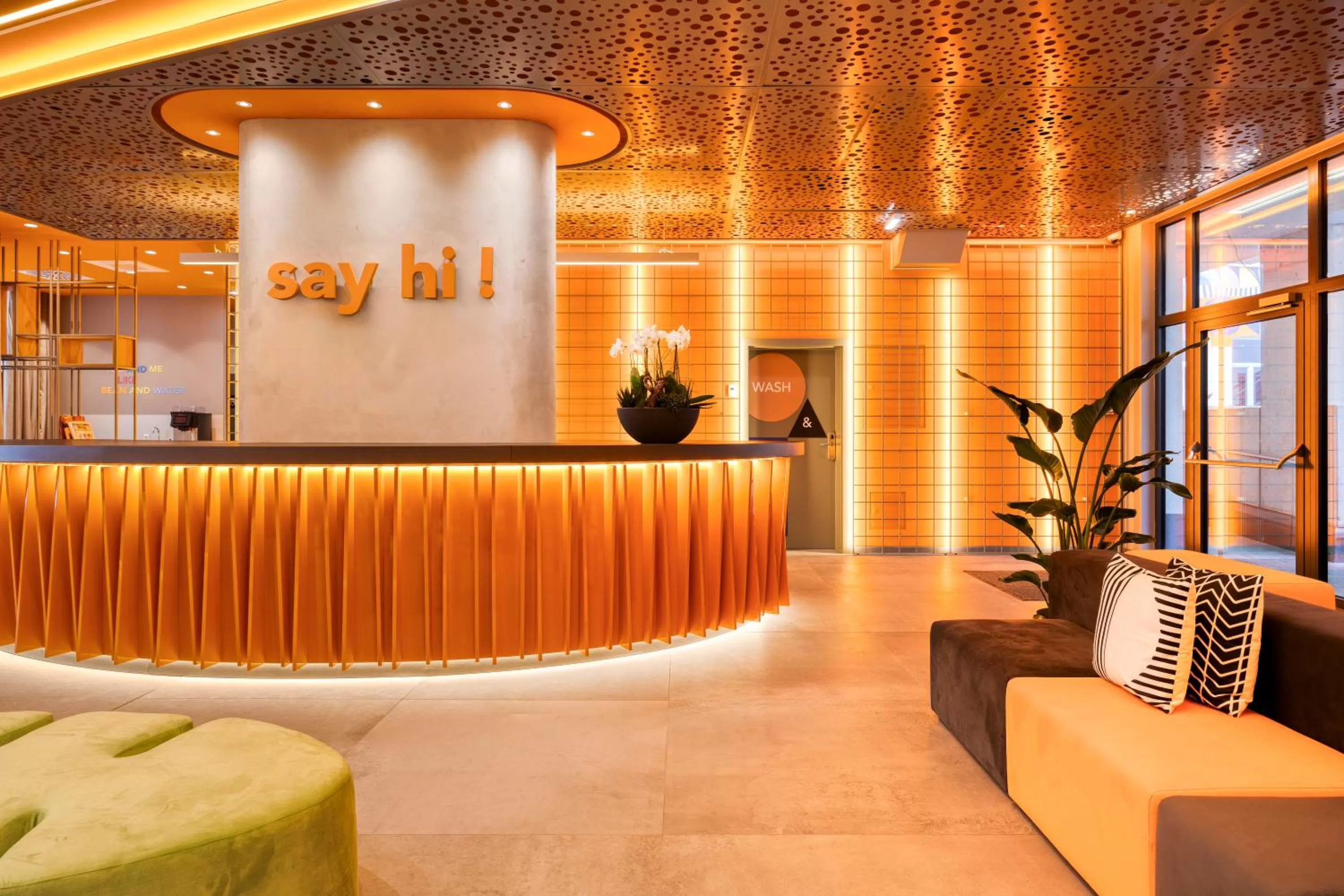 Lobby or reception in lyf Schönbrunn Vienna