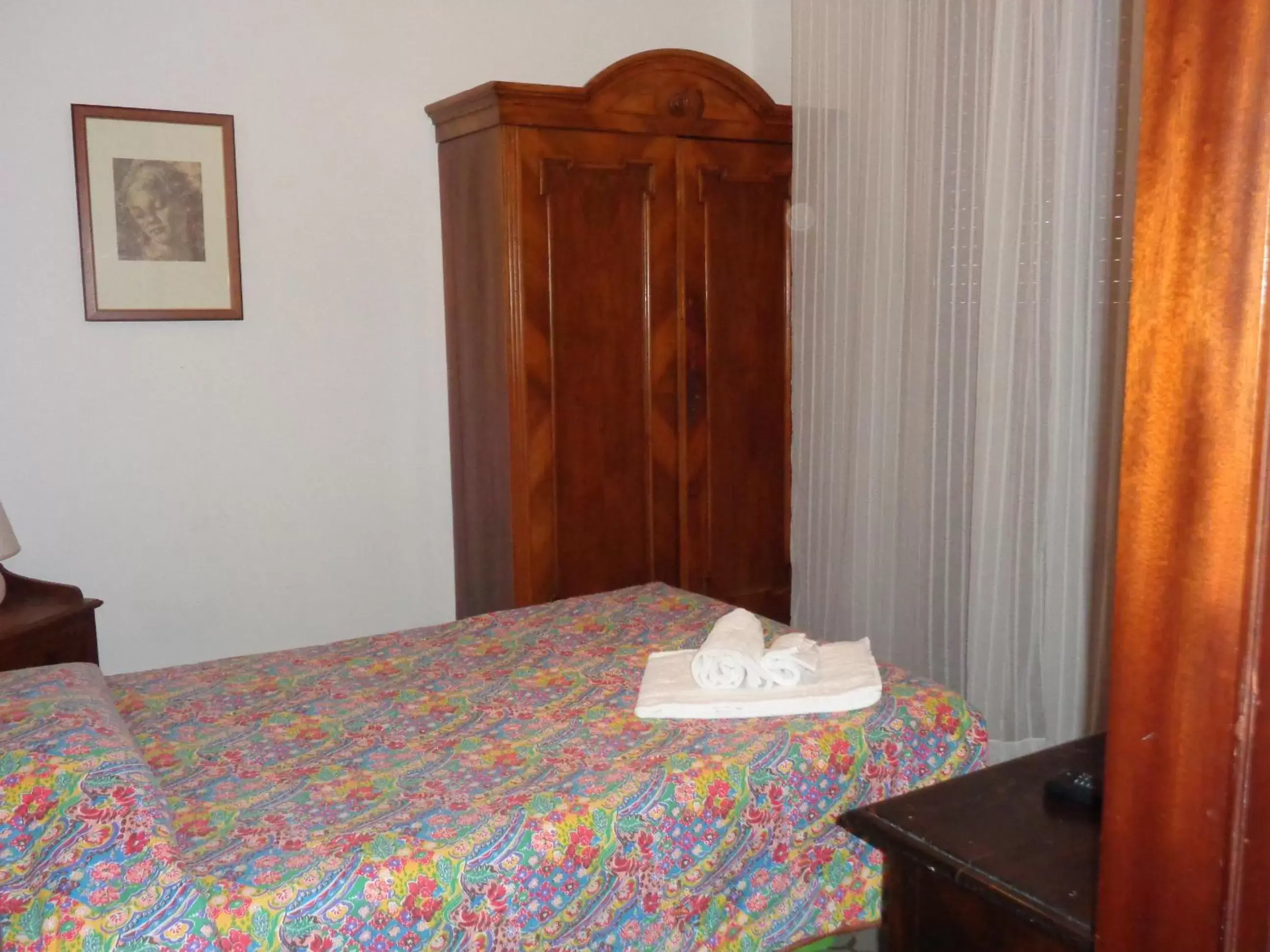 Bed in Hotel Rosati
