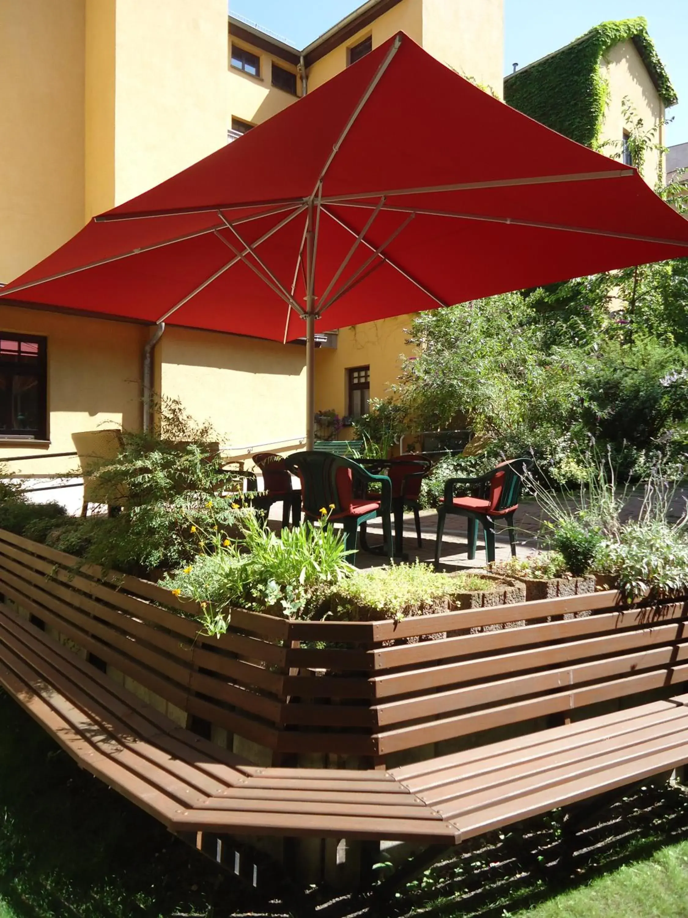 Patio in Hotel Marthahaus