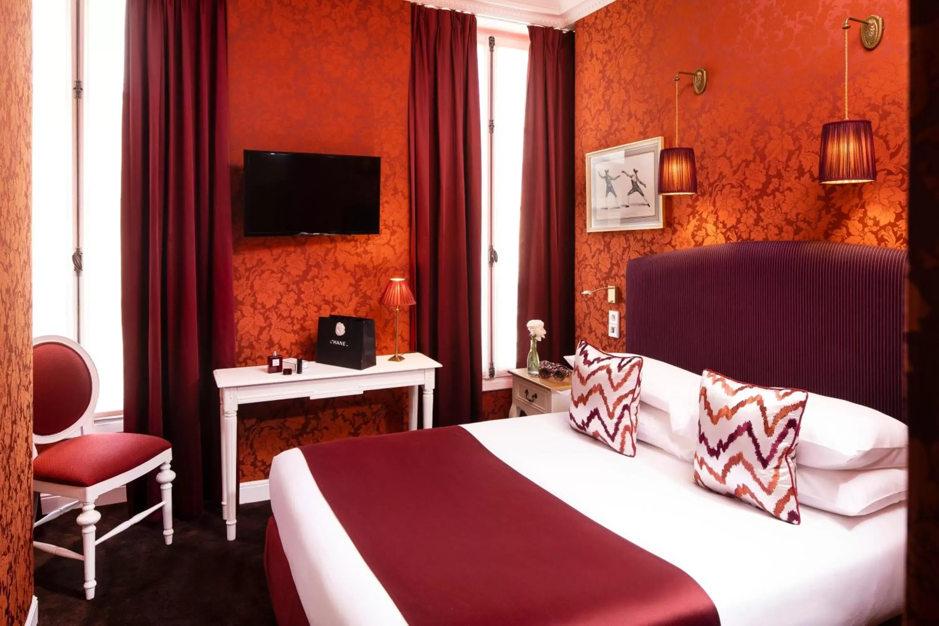 Bed in Odeon Hotel Bed in Odeon Hotel