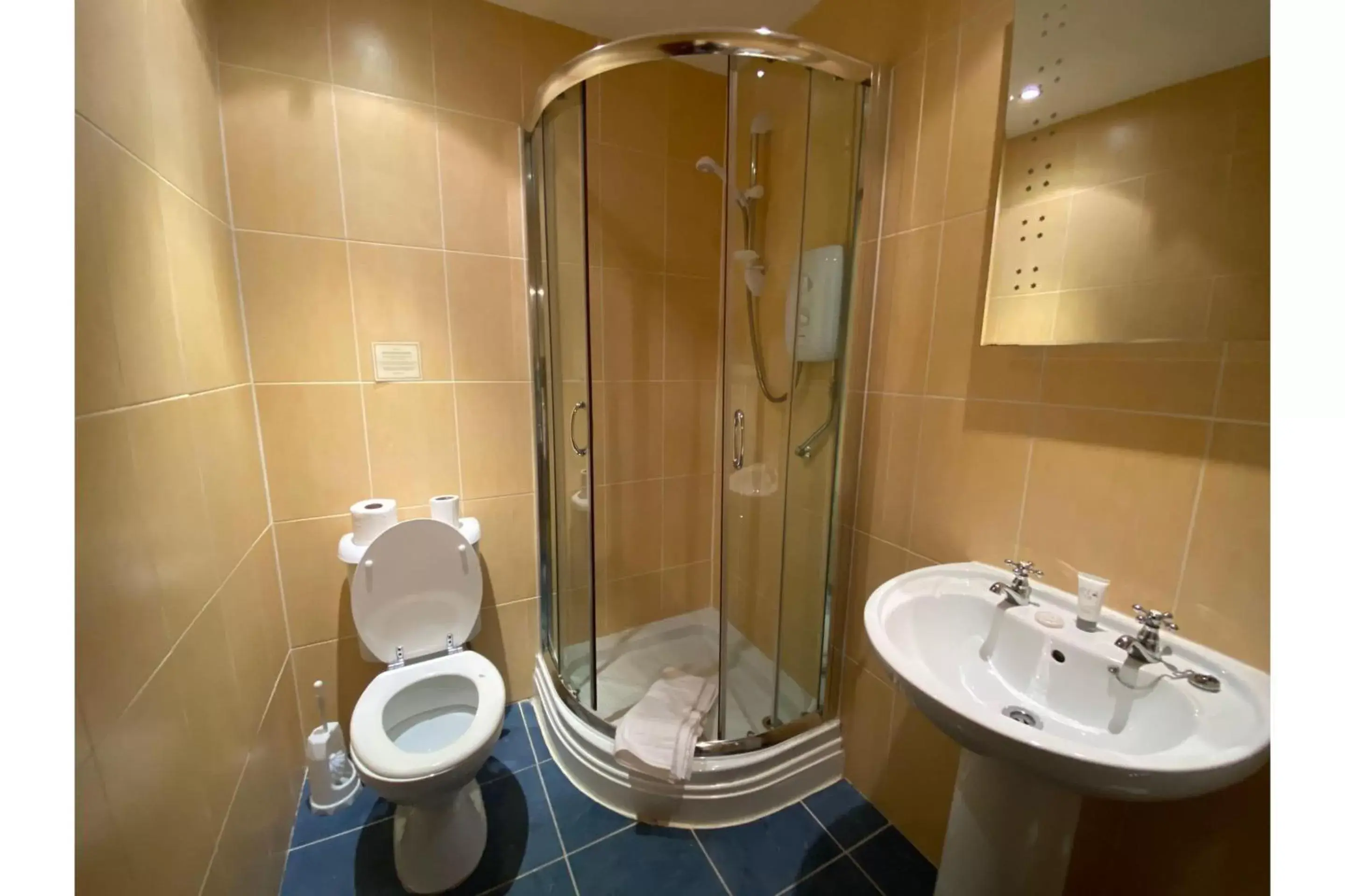 Bathroom in OYO Lamphey Hall Hotel