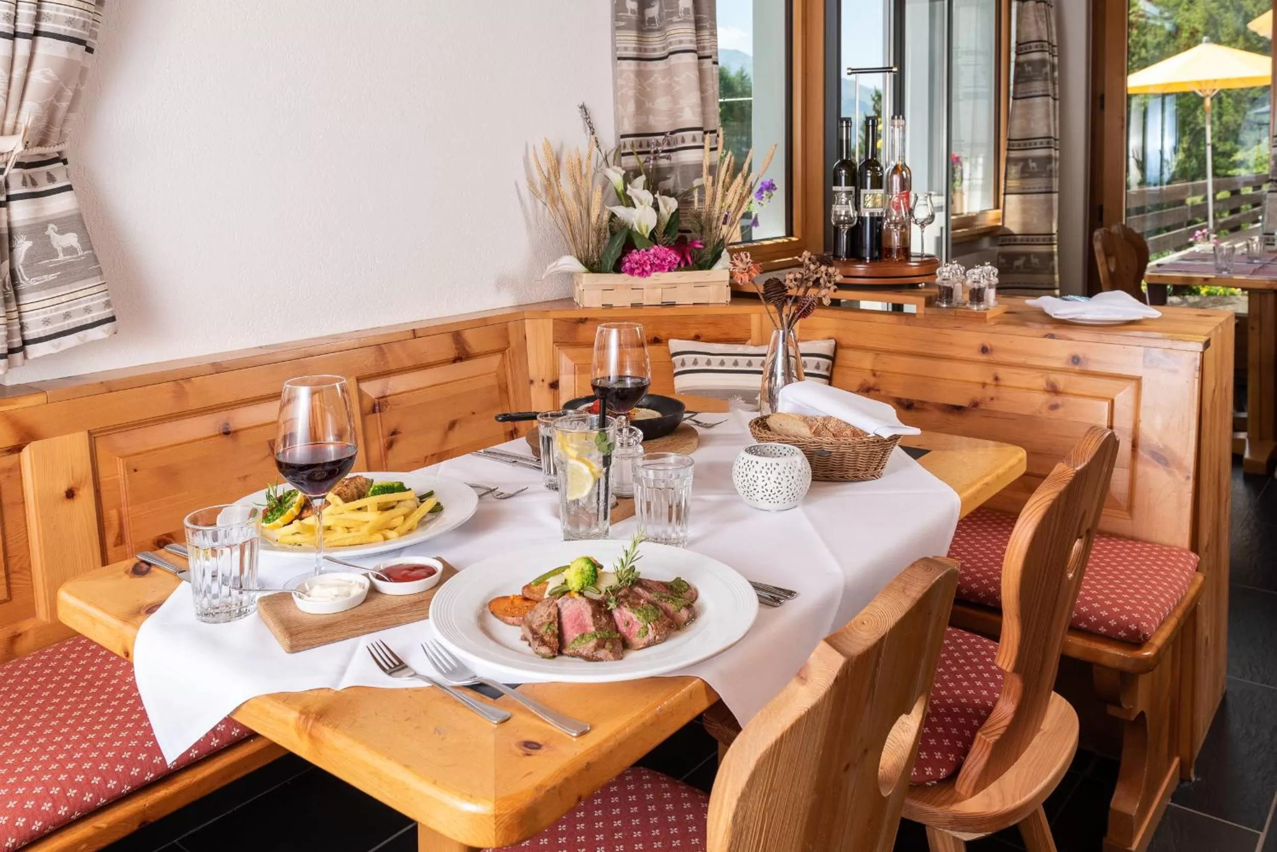 Dinner in Randolins Familienresort