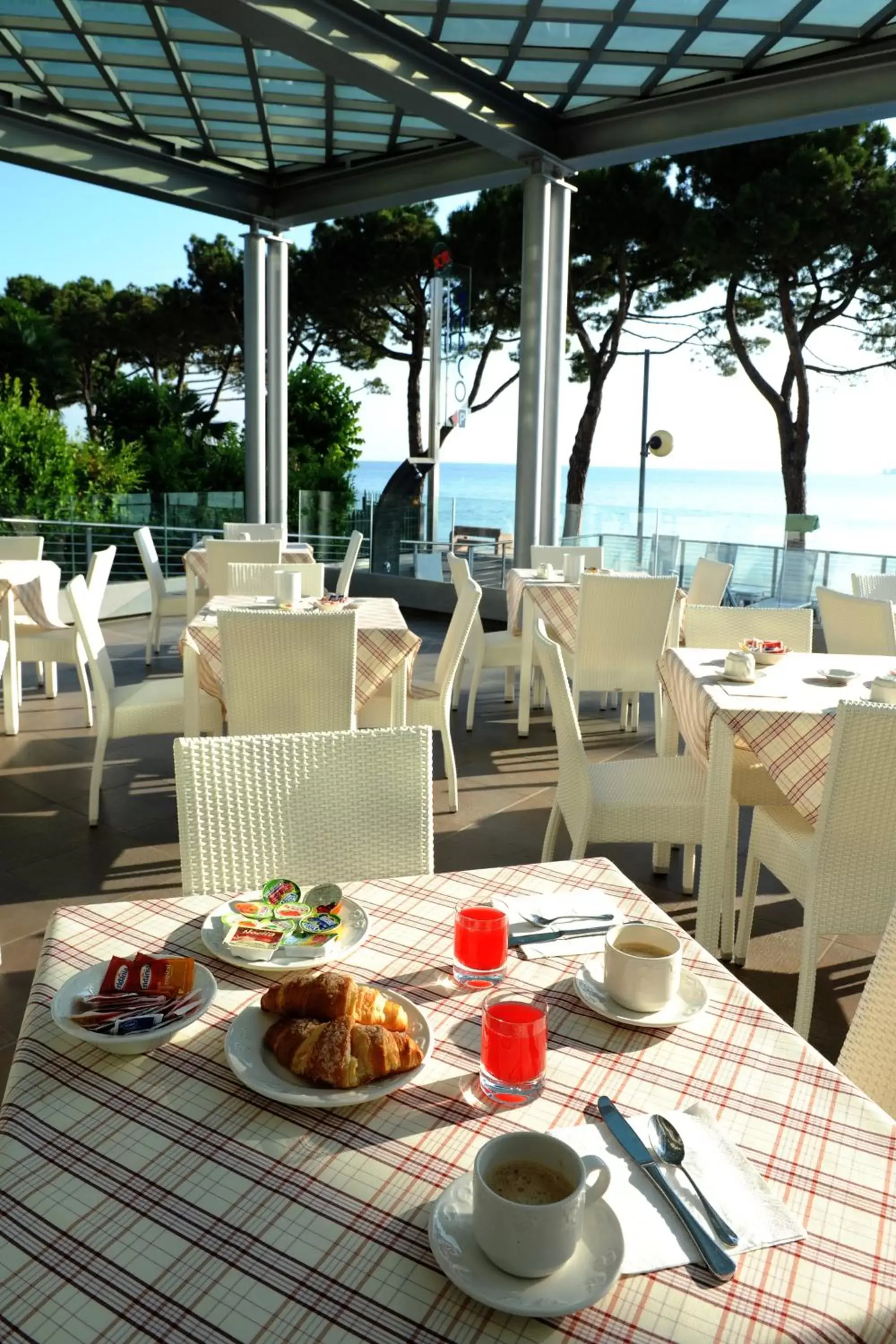 Balcony/Terrace, Restaurant/Places to Eat in Hotel San Marco