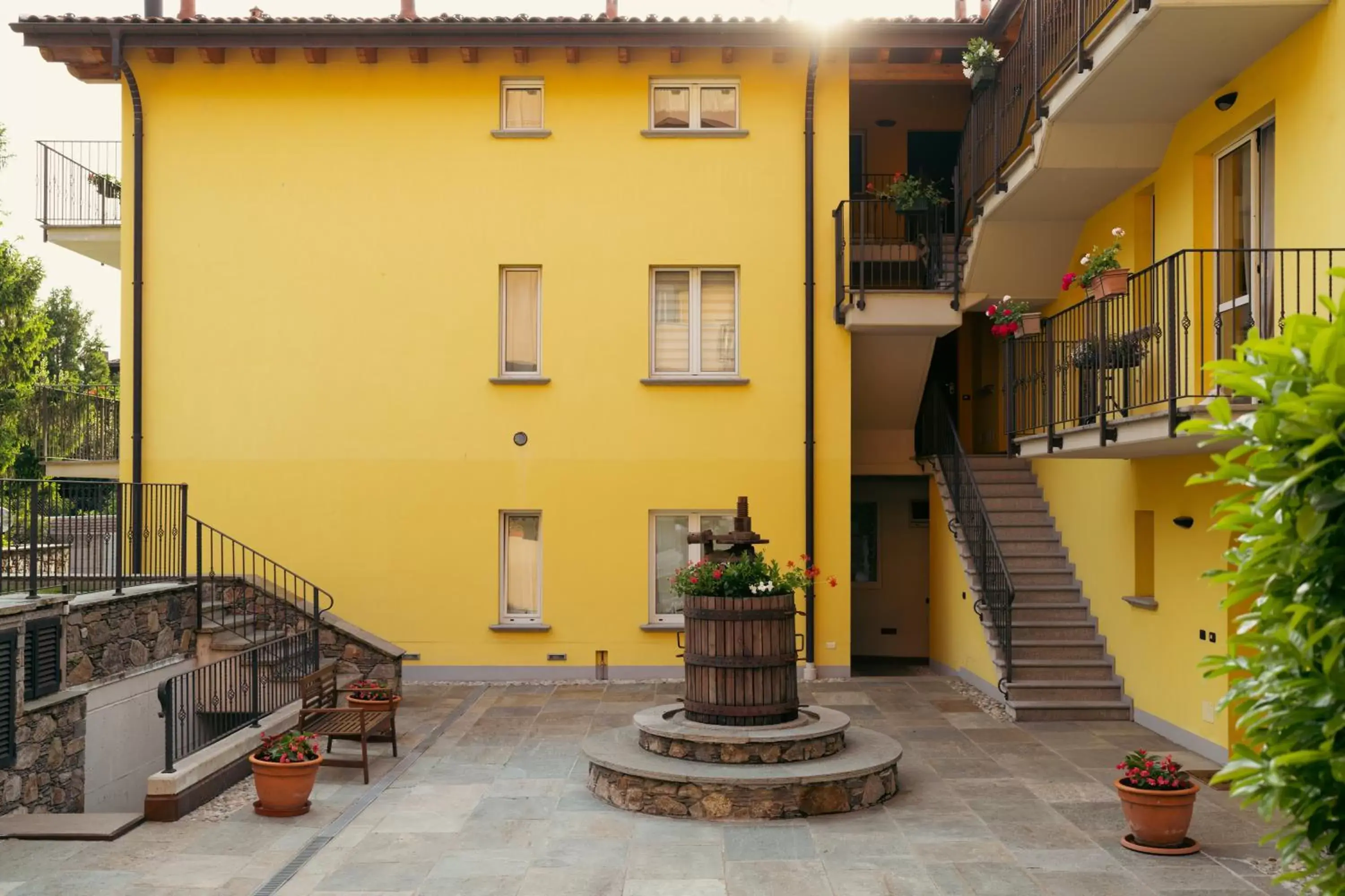 Patio in Residence Antico Torchio