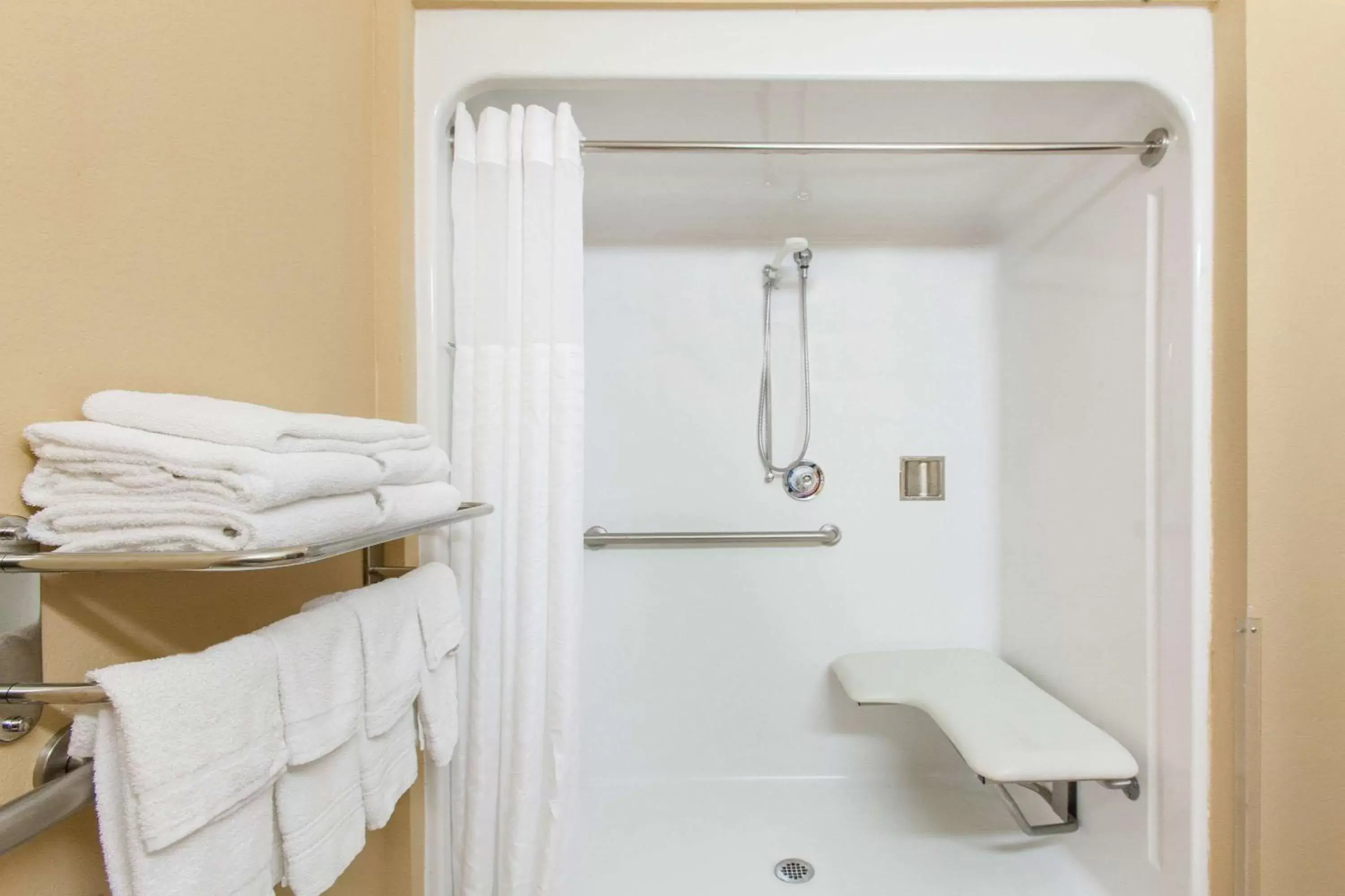 Shower, Bathroom in Microtel Inn by Wyndham Rogers