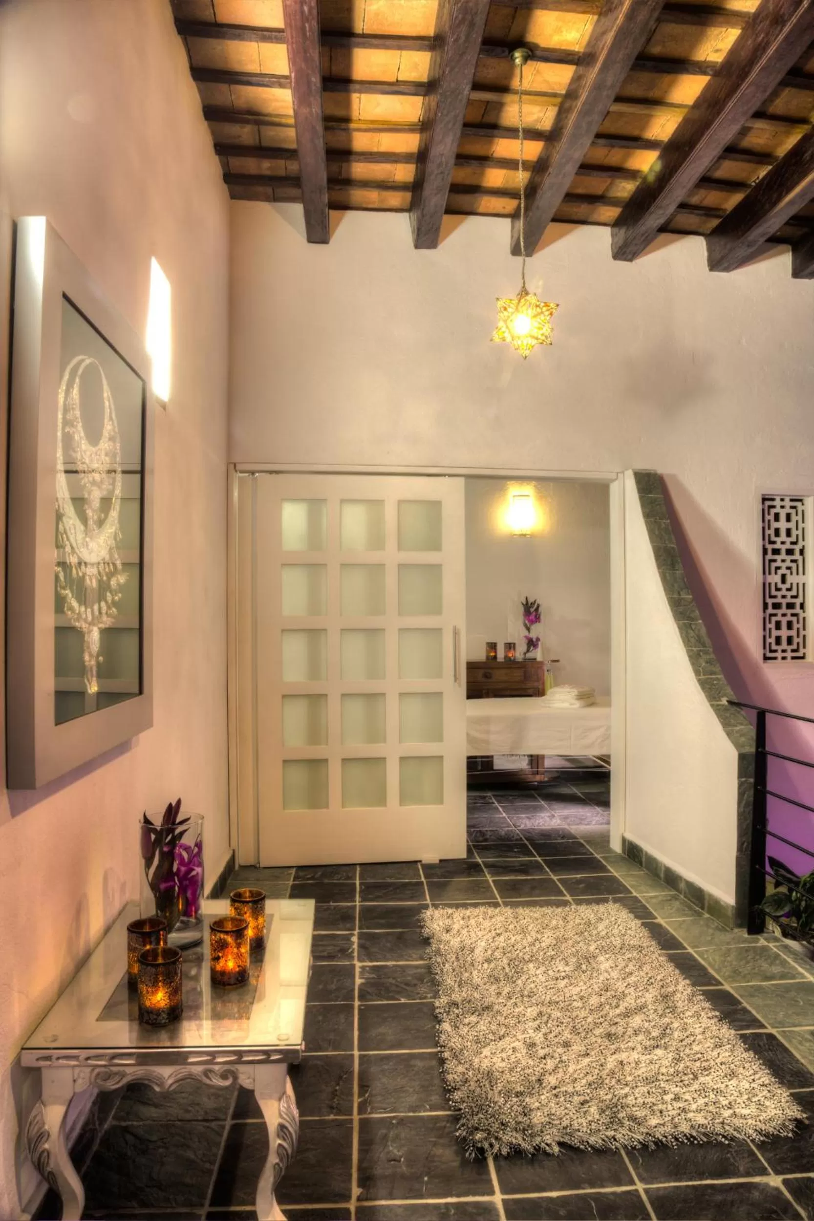 Decorative detail, Bed in Casa de Leda, a Kali Hotel