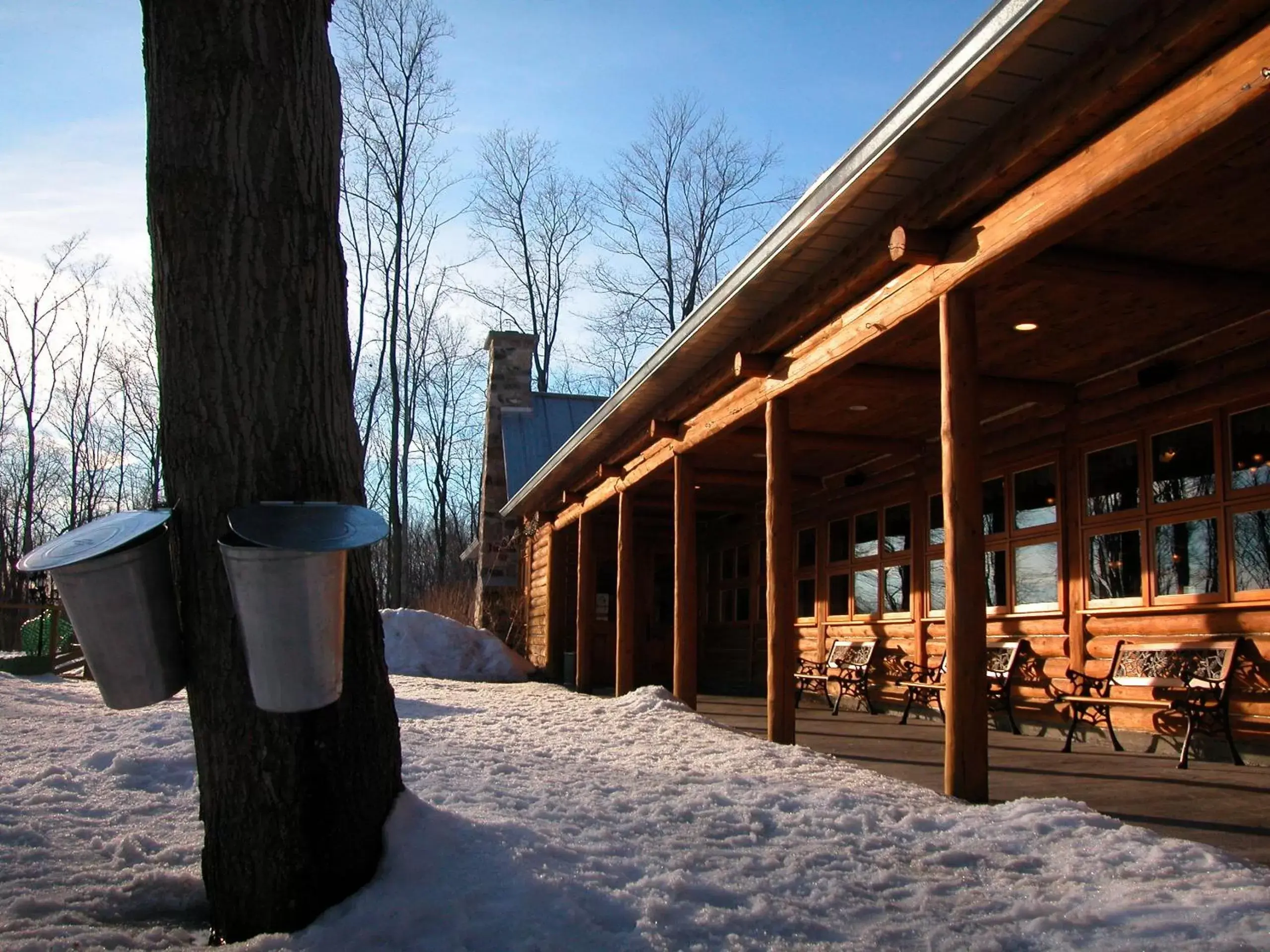 Nearby landmark, Winter in Auberge des Gallant