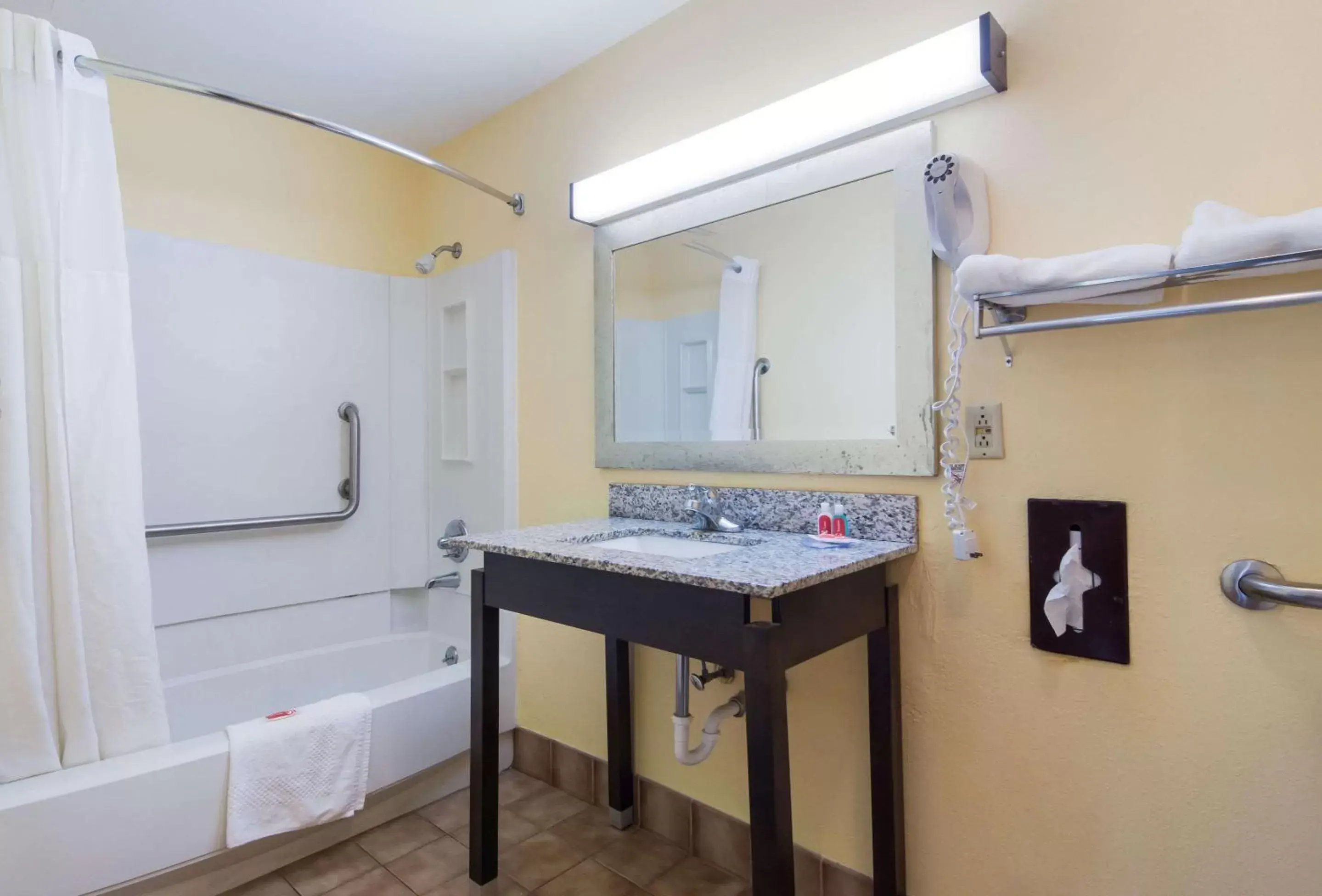 Bathroom in Econo Lodge Battleboro - Rocky Mount I-95