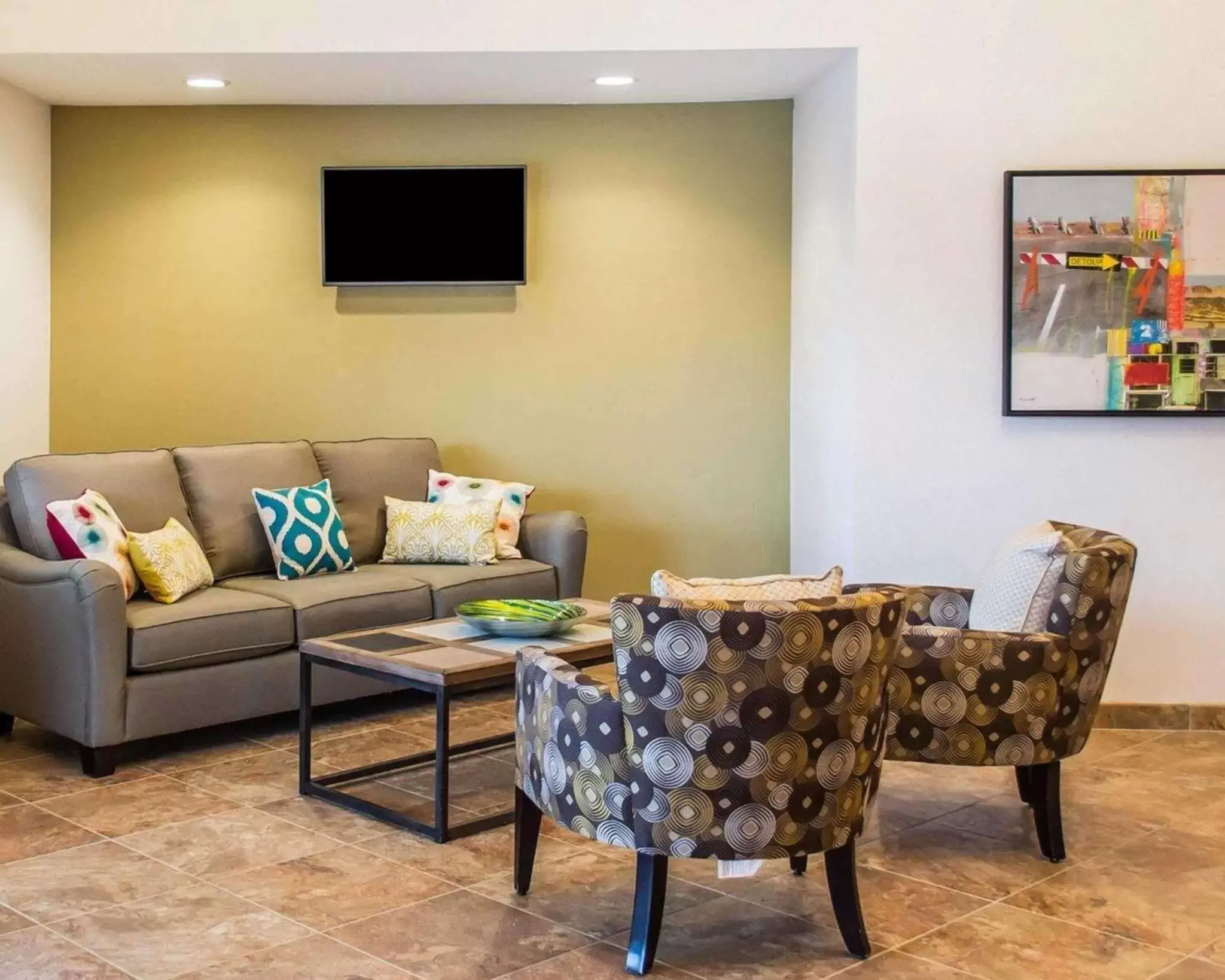 Lobby or reception, Seating Area in Quality Inn Streetsboro