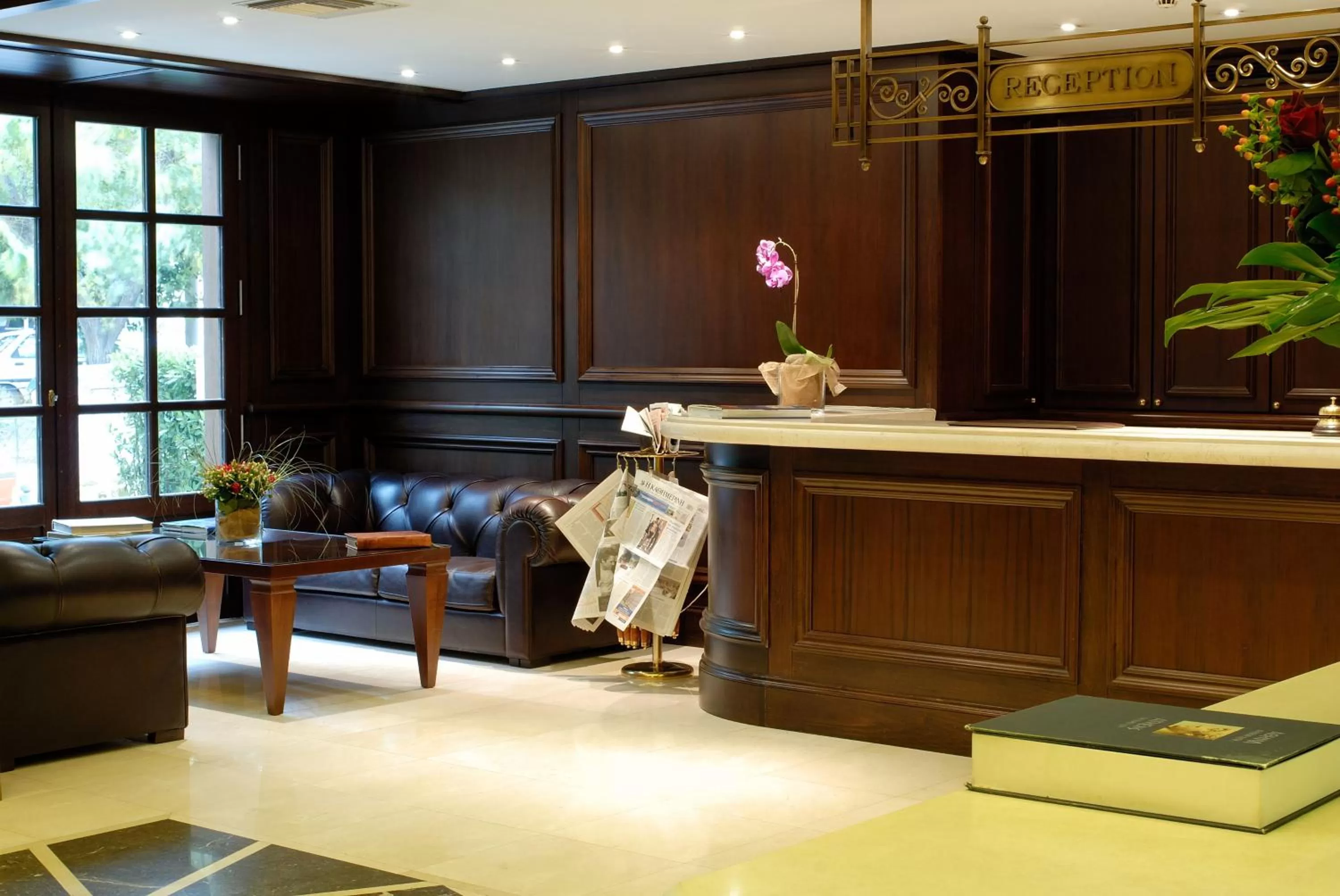 Lobby or reception in Hera Hotel