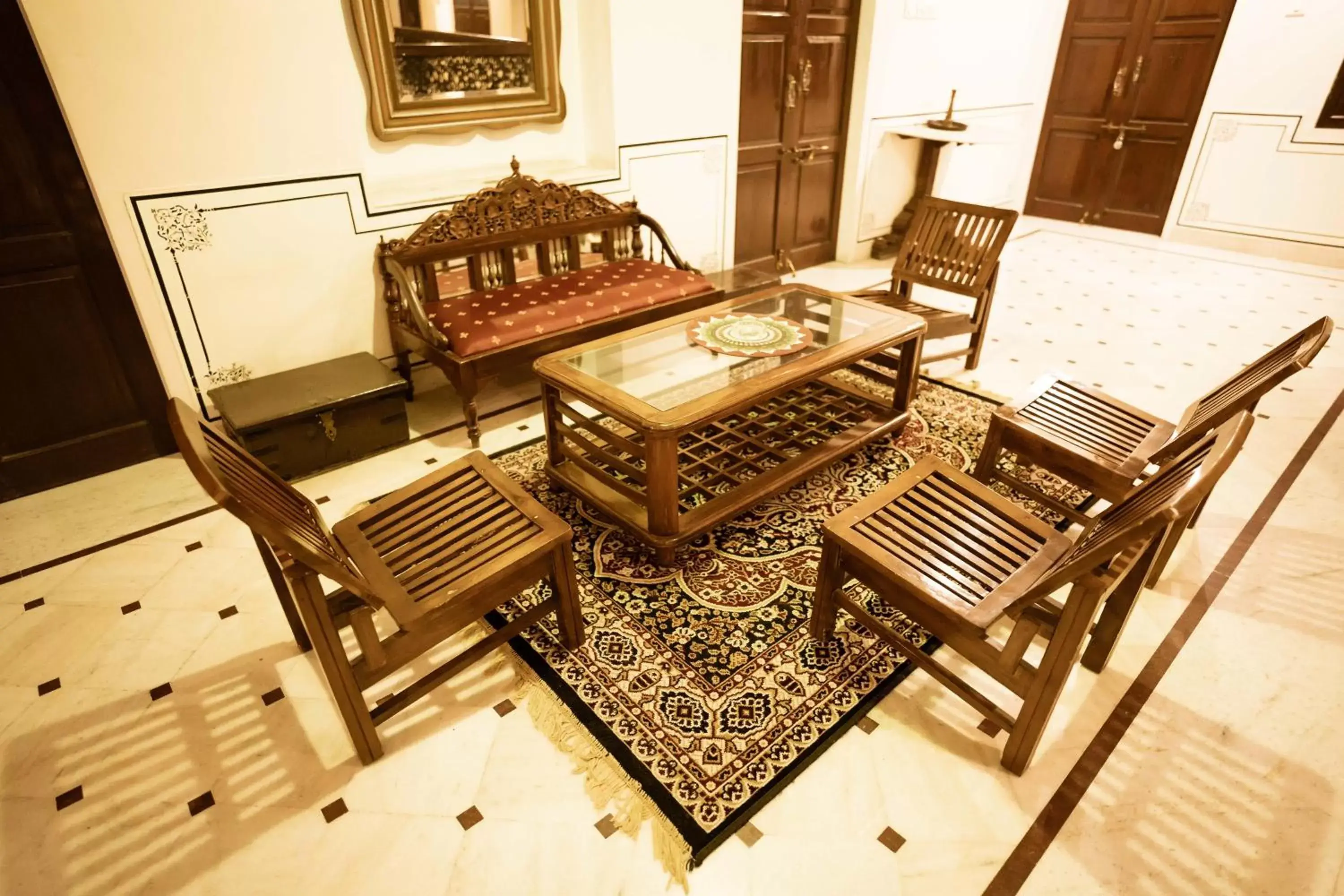 Seating Area in Khandela Haveli - a Boutique Heritage Hotel