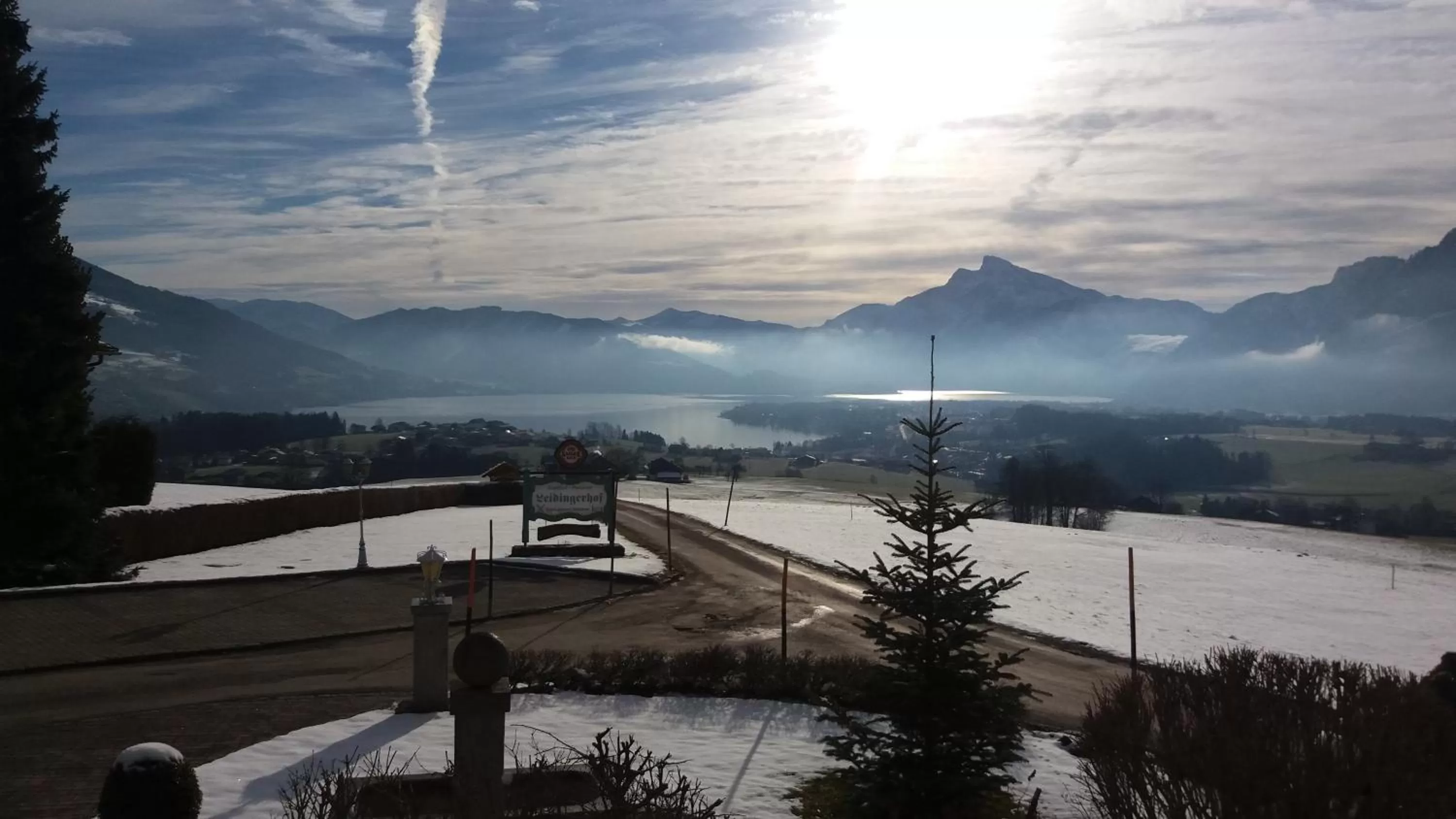 Natural landscape, Winter in Panorama Hotel Gasthof Leidingerhof