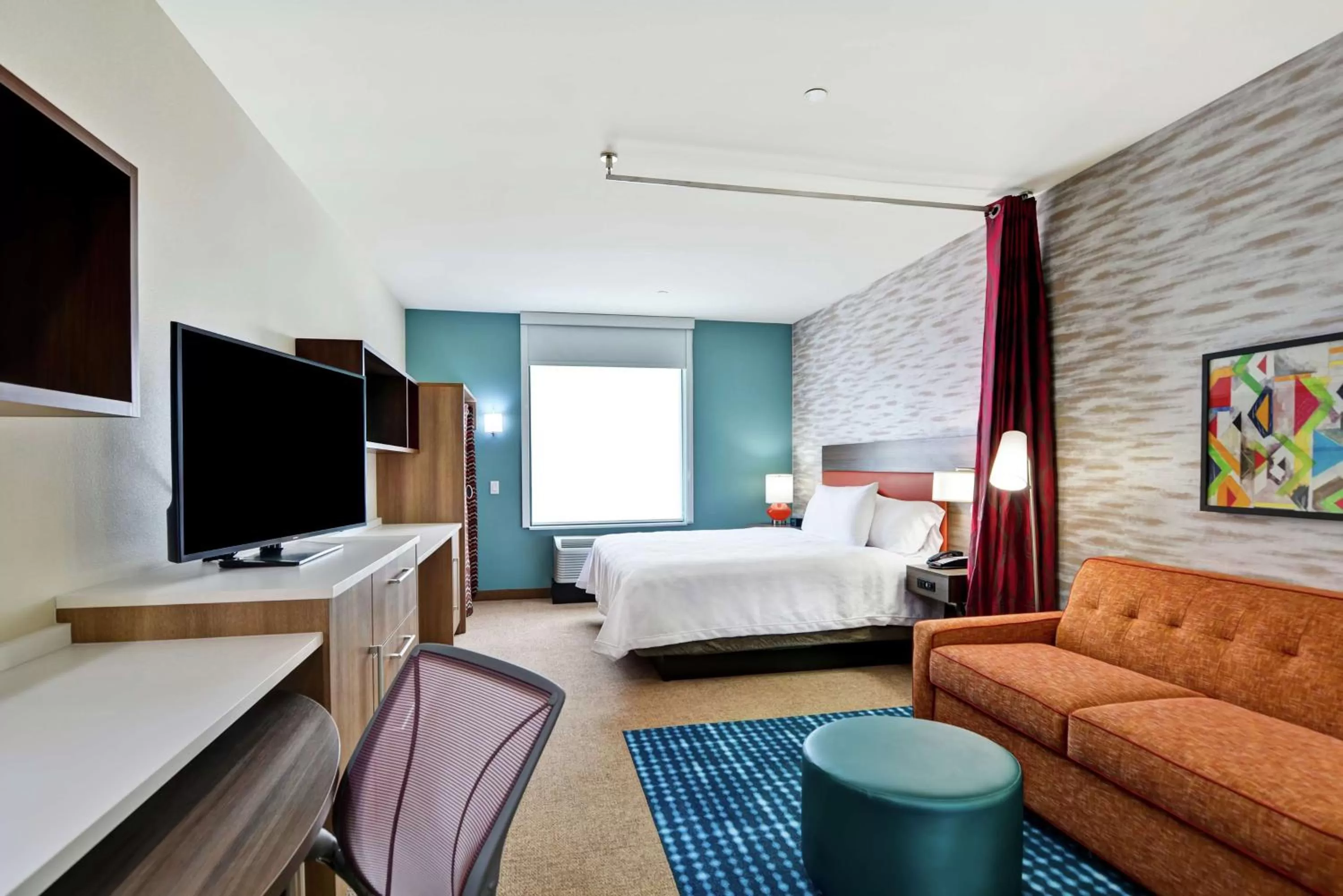 Bedroom, Bed in Home2 Suites By Hilton Bedford Dfw West