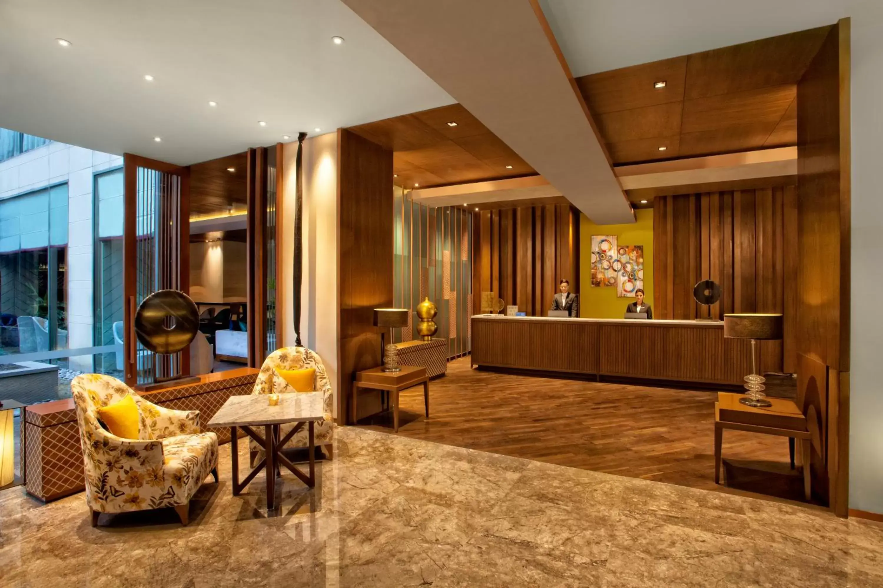 Lobby or reception in Hyatt Regency Amritsar Hotel & Spa Lobby or reception in Hyatt Regency Amritsar Hotel & Spa