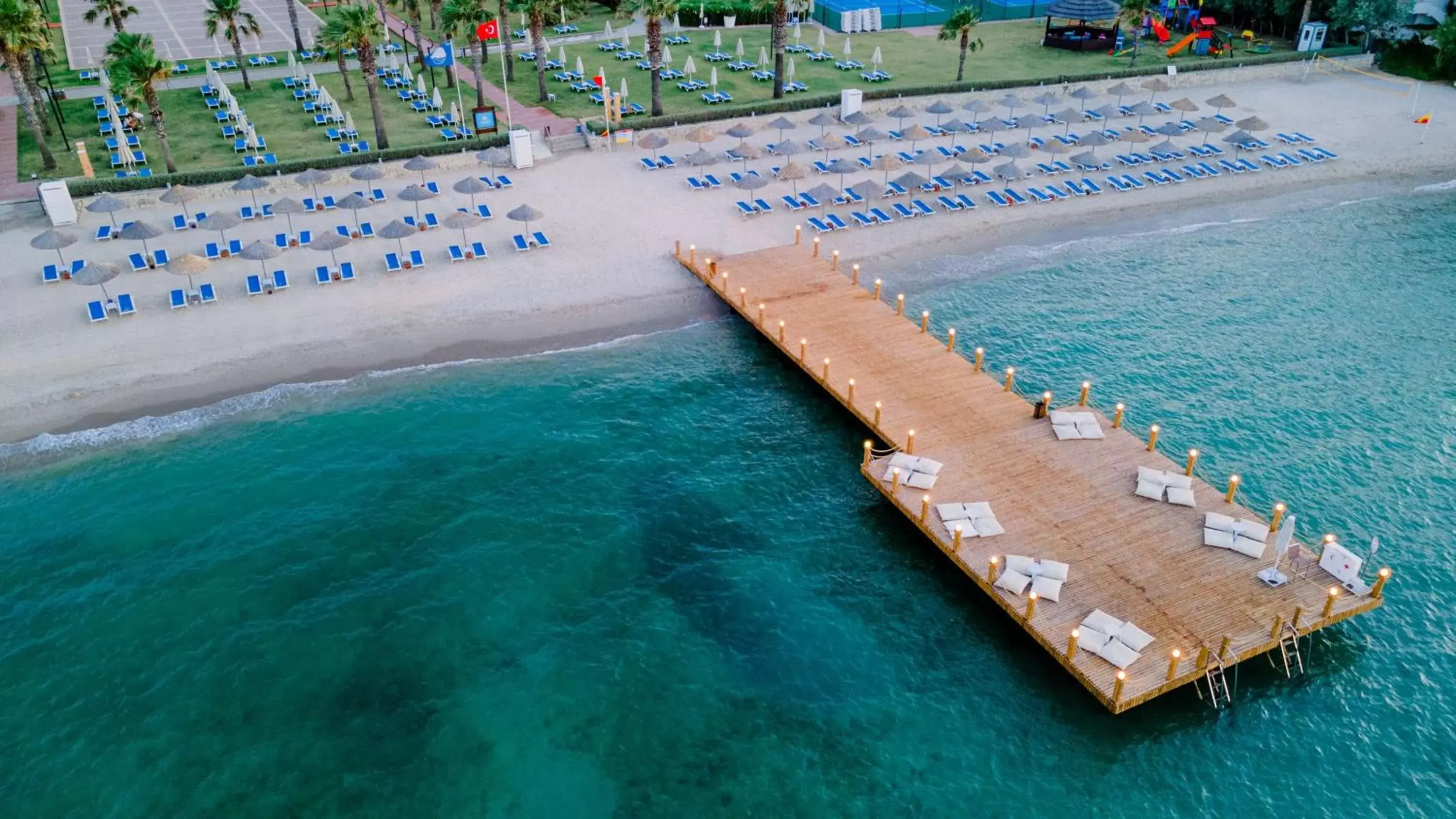 Beach, Bird's-eye View in Radisson Blu Resort & Spa Cesme