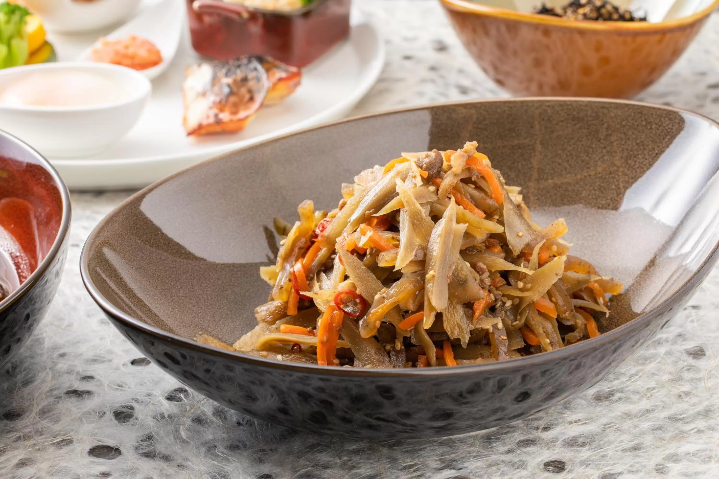 Buffet breakfast in Hotel JAL City Fukuoka Tenjin