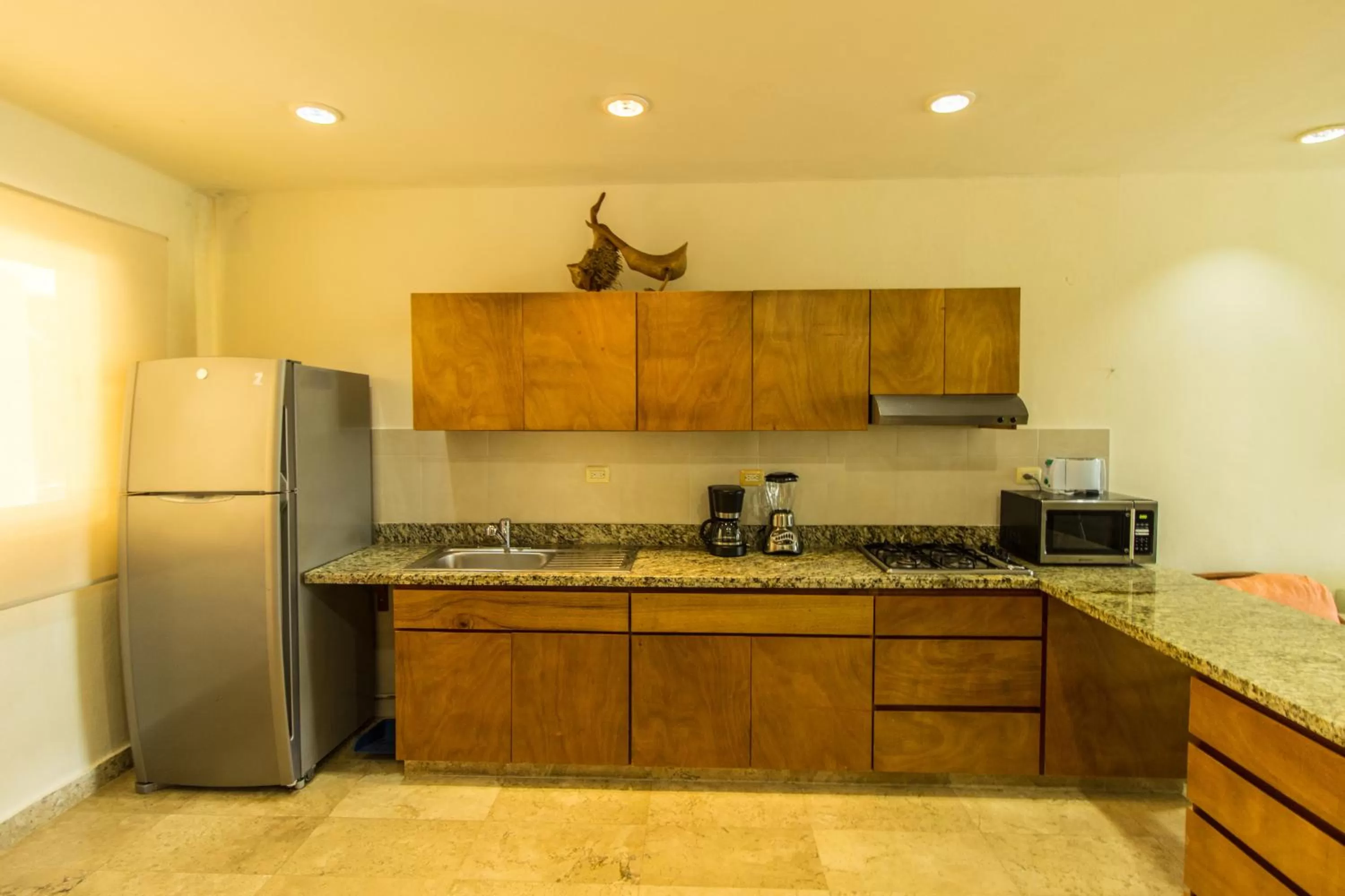 Kitchen or kitchenette in Coral Maya Stay Suites
