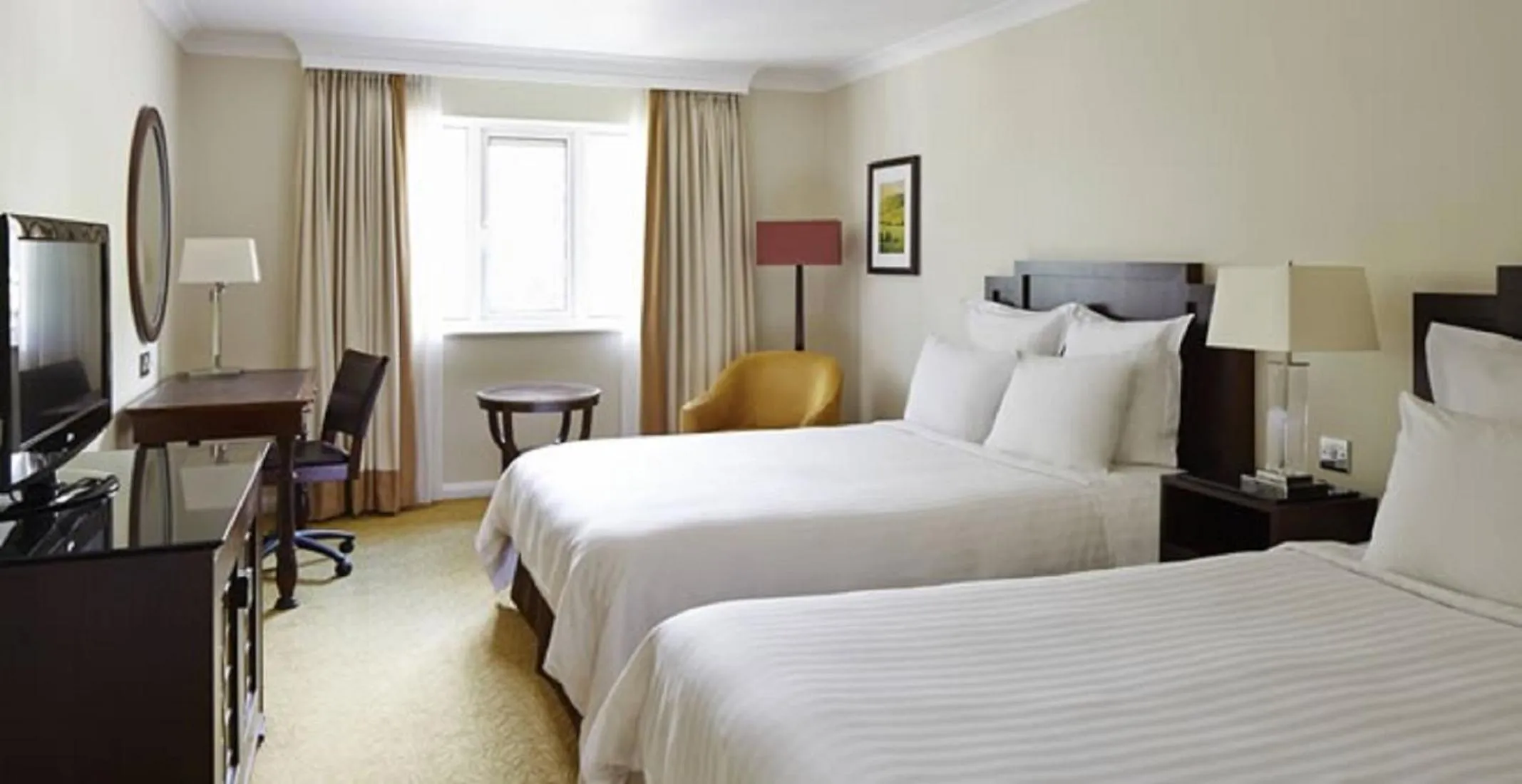 Standard Double Room with Two Double Beds in Meon Valley Hotel, Golf & Country Club