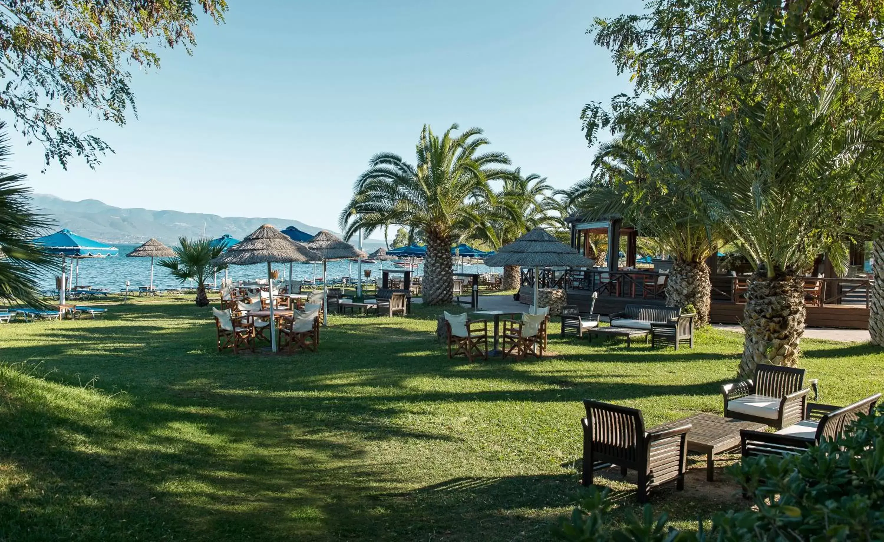 Lounge or bar, Garden in Mitsis Galini Wellness Spa & Resort