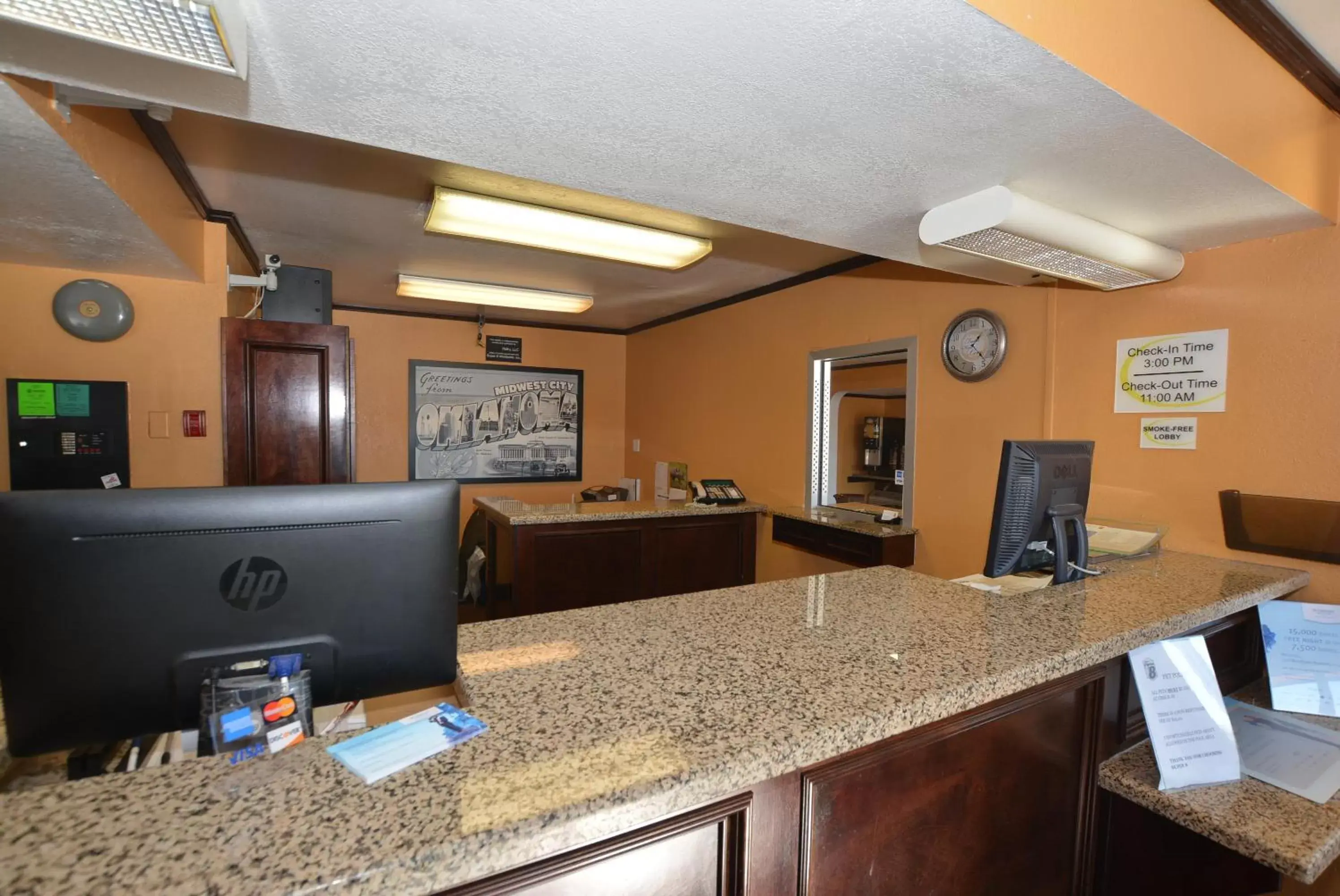 Lobby or reception, Lobby/Reception in Super 8 by Wyndham Midwest City OK