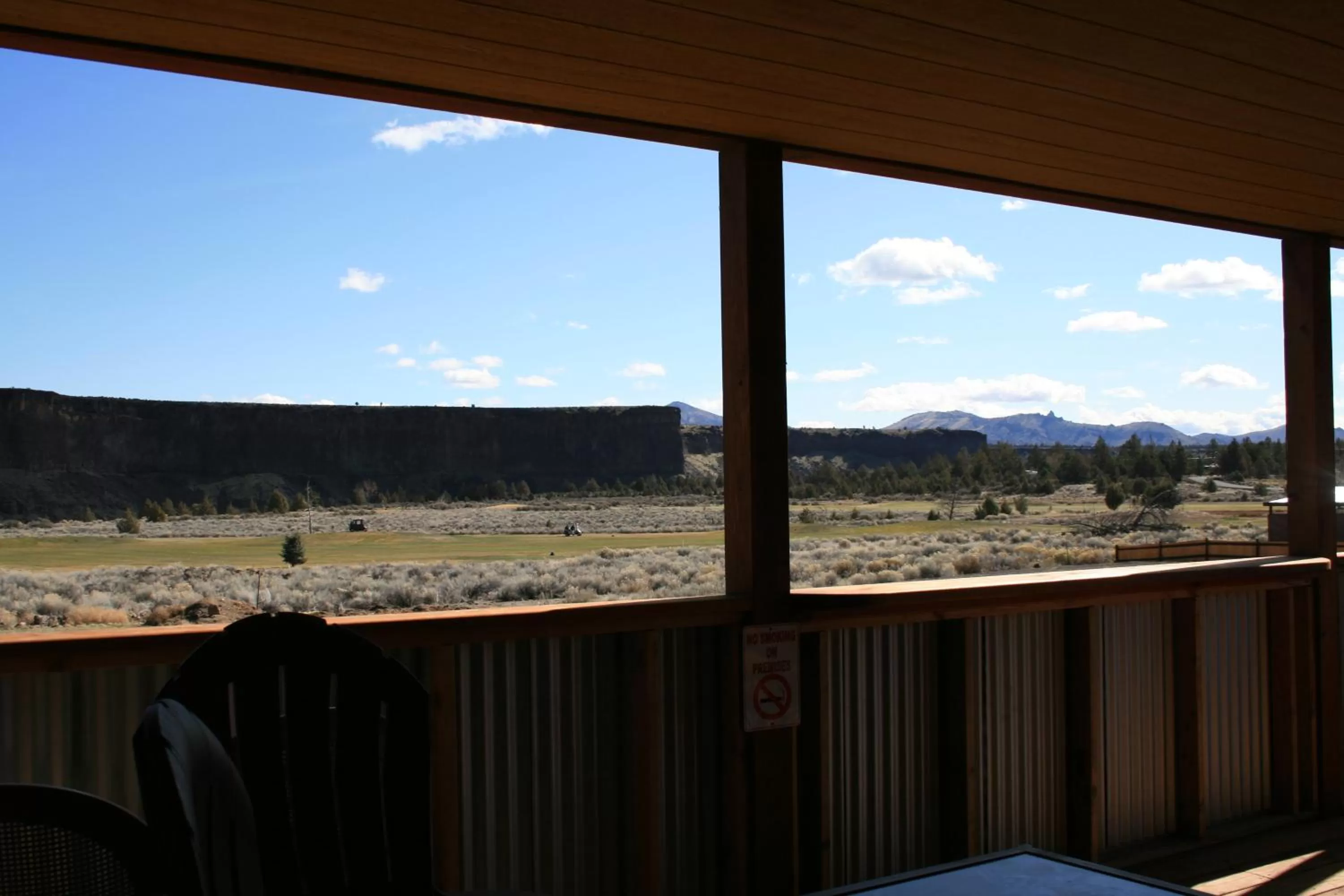 Balcony/Terrace in Crooked River Ranch Cabins