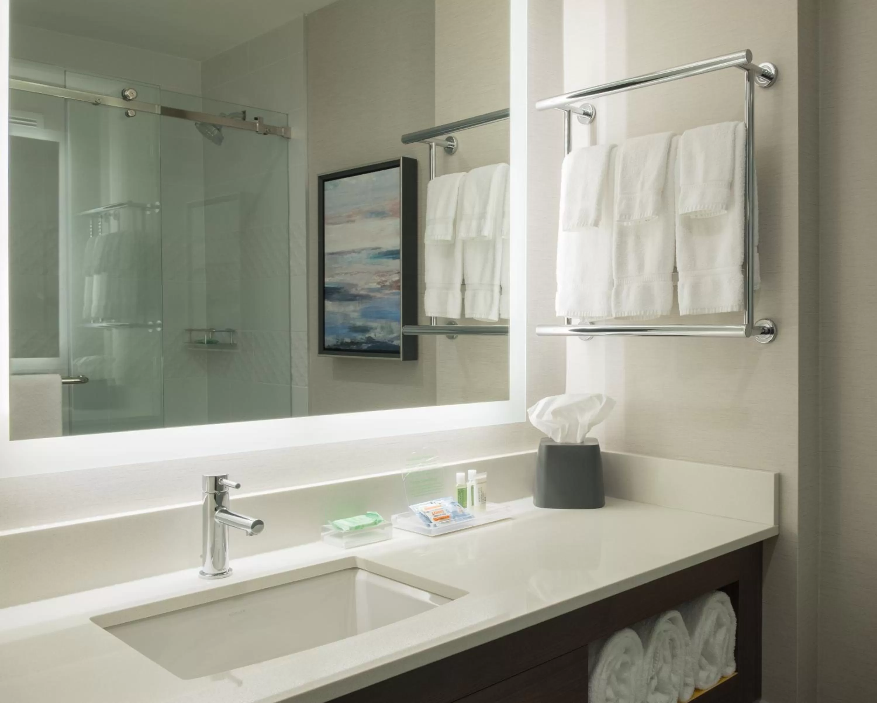Shower in Holiday Inn & Suites Vancouver Downtown by IHG