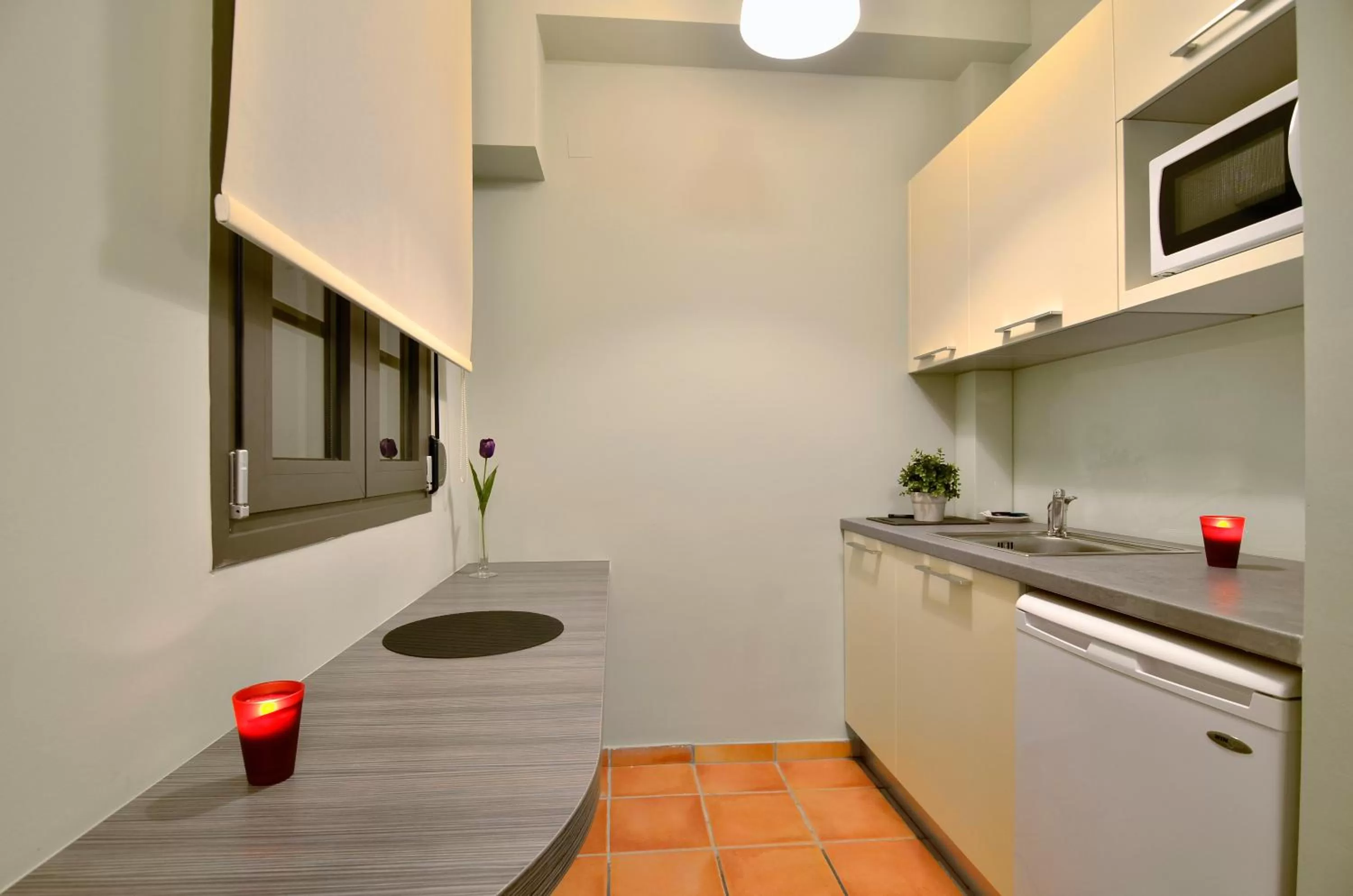 Kitchen or kitchenette in Ellopia Point Hotel