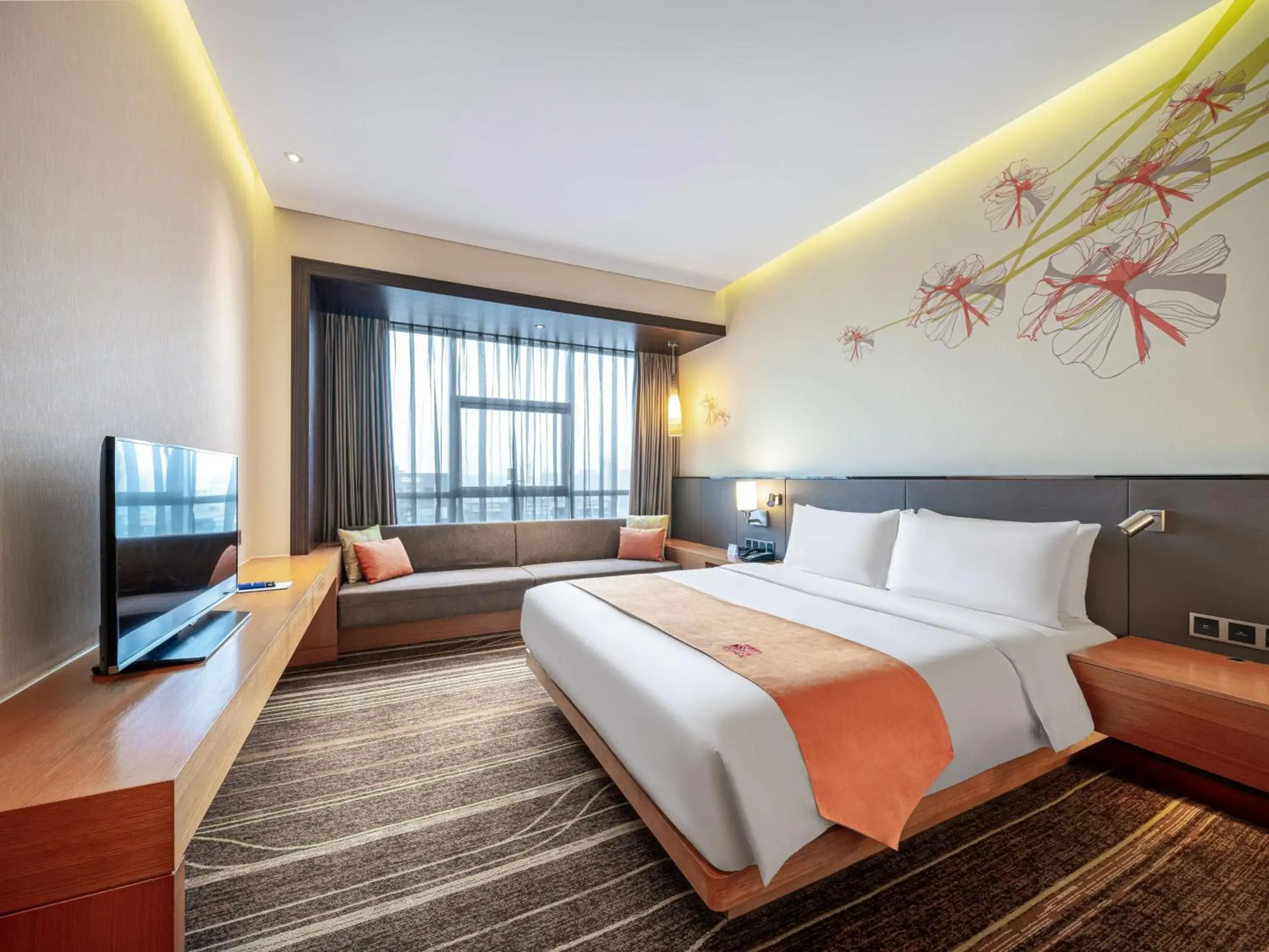 Bedroom, Bed in Hilton Garden Inn Chengdu Huayang