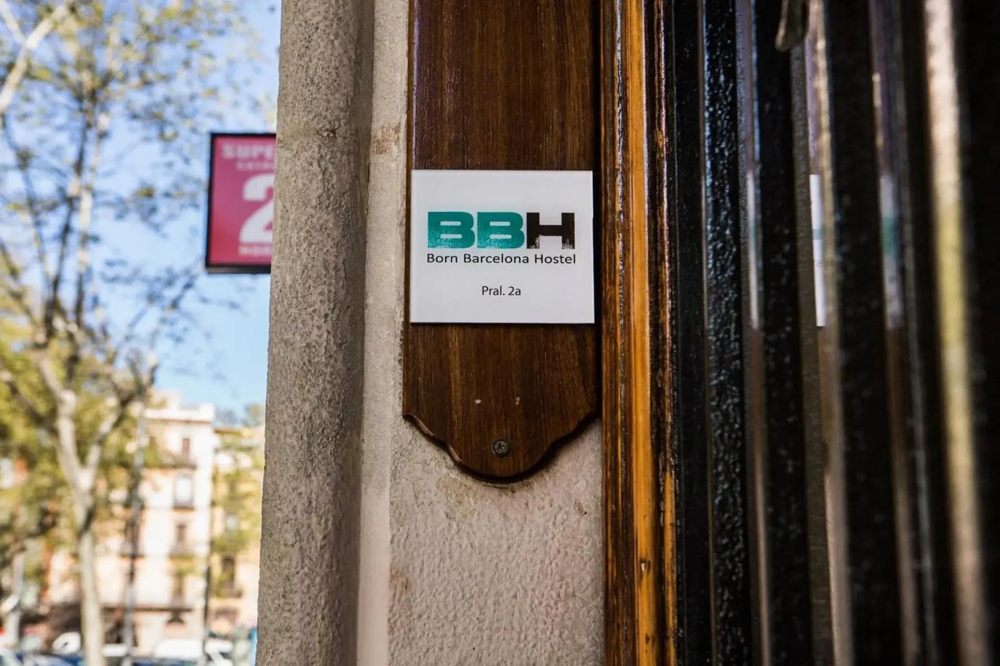 Facade/entrance, Logo/Certificate/Sign/Award in Born Barcelona Hostel