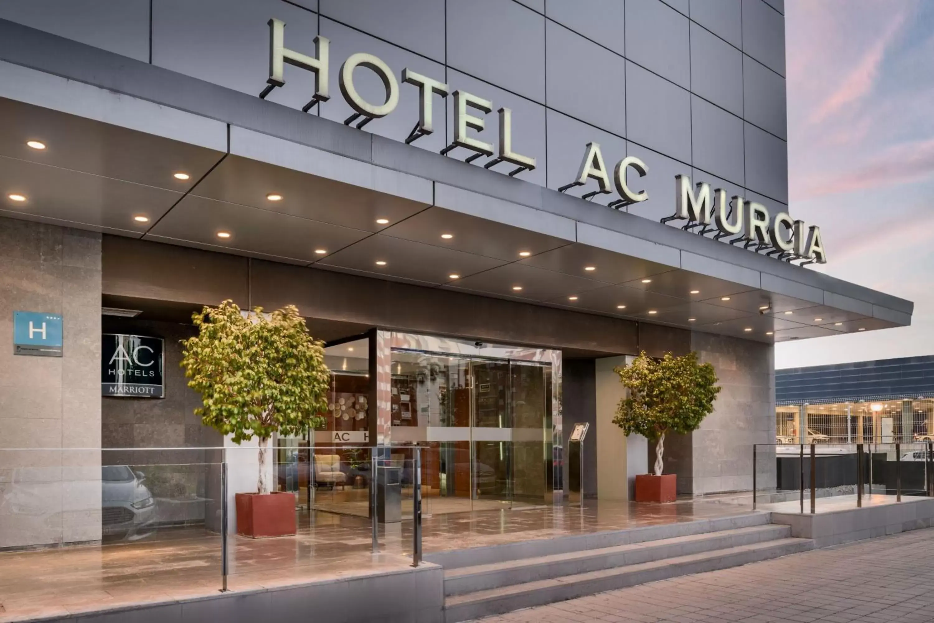 Property building in AC Hotel Murcia by Marriott